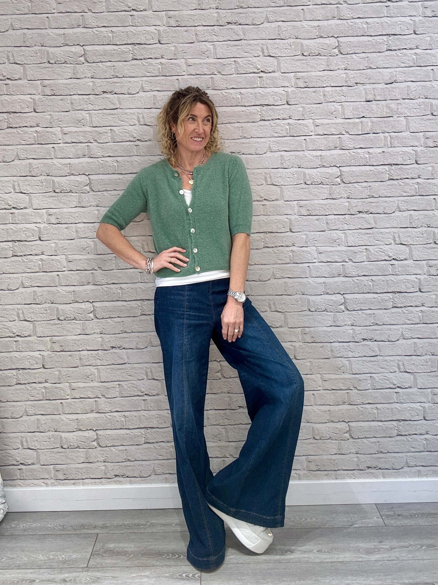 Sarah Cardigan | Sage Green