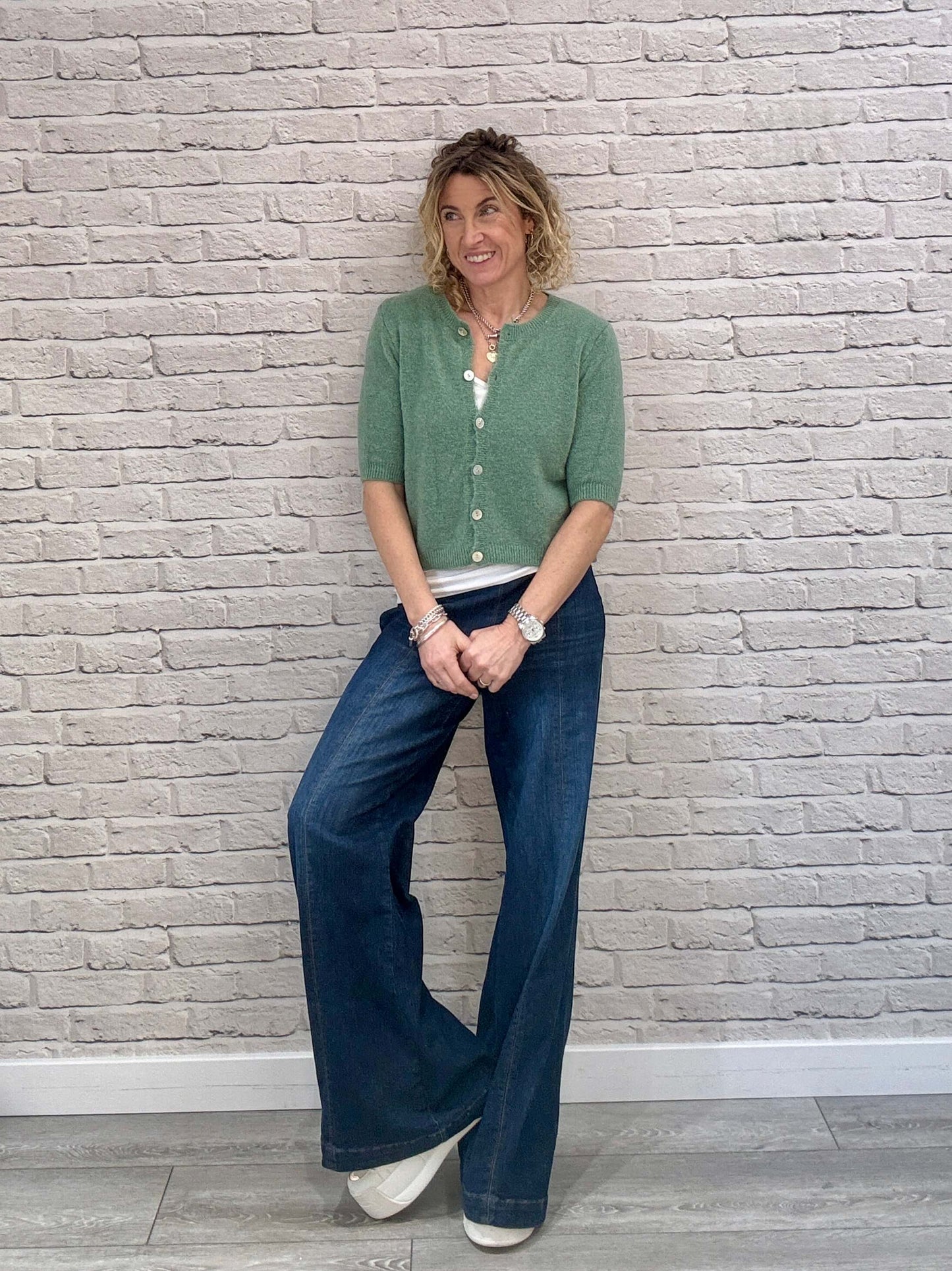 Sarah Cardigan | Sage Green