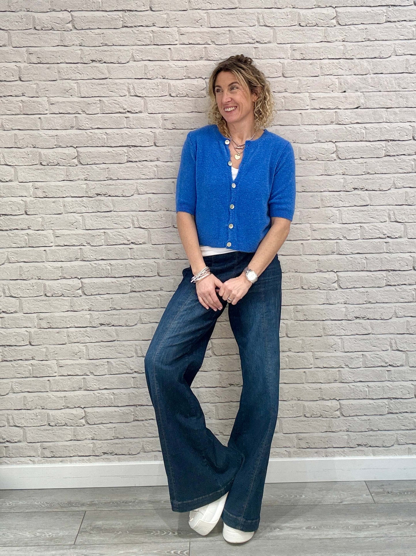 Sarah Cardigan | Sapphire Blue