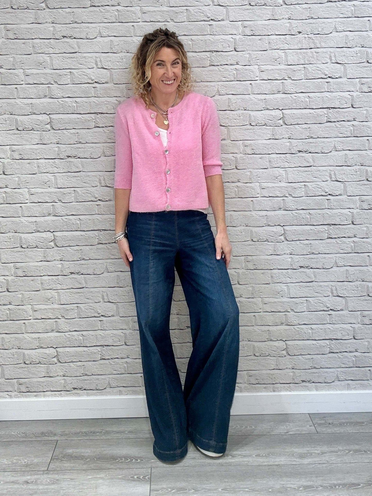 Sarah Cardigan | Bubblegum Pink