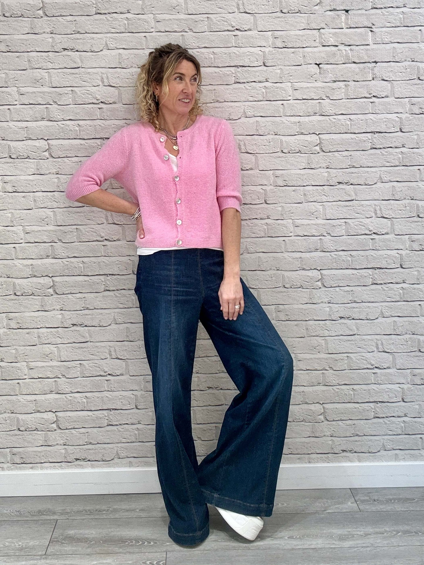 Sarah Cardigan | Bubblegum Pink