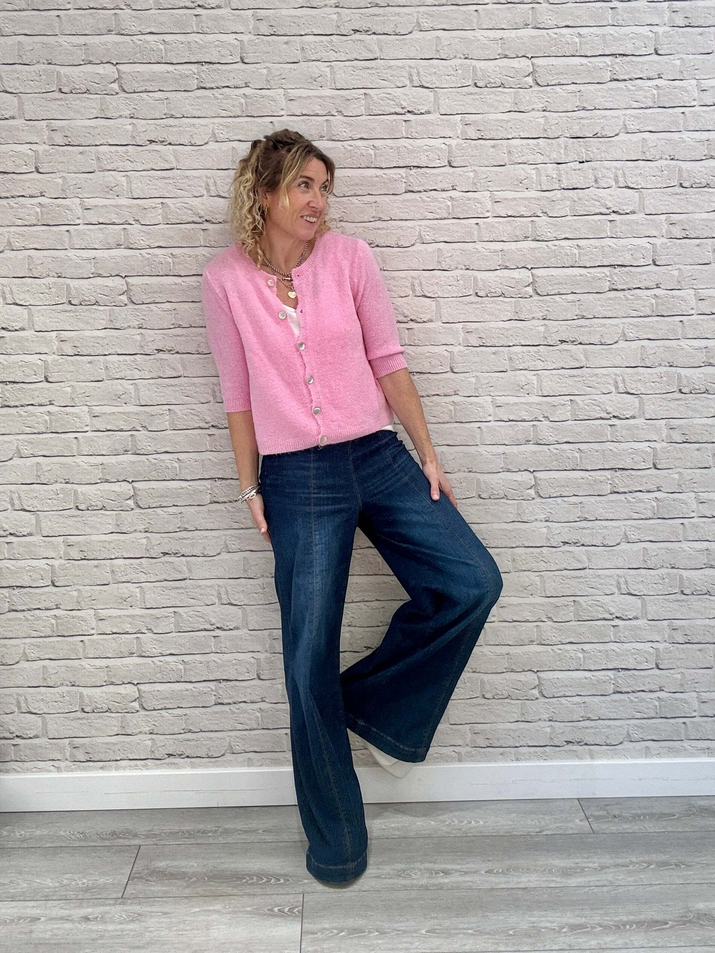 Sarah Cardigan | Bubblegum Pink