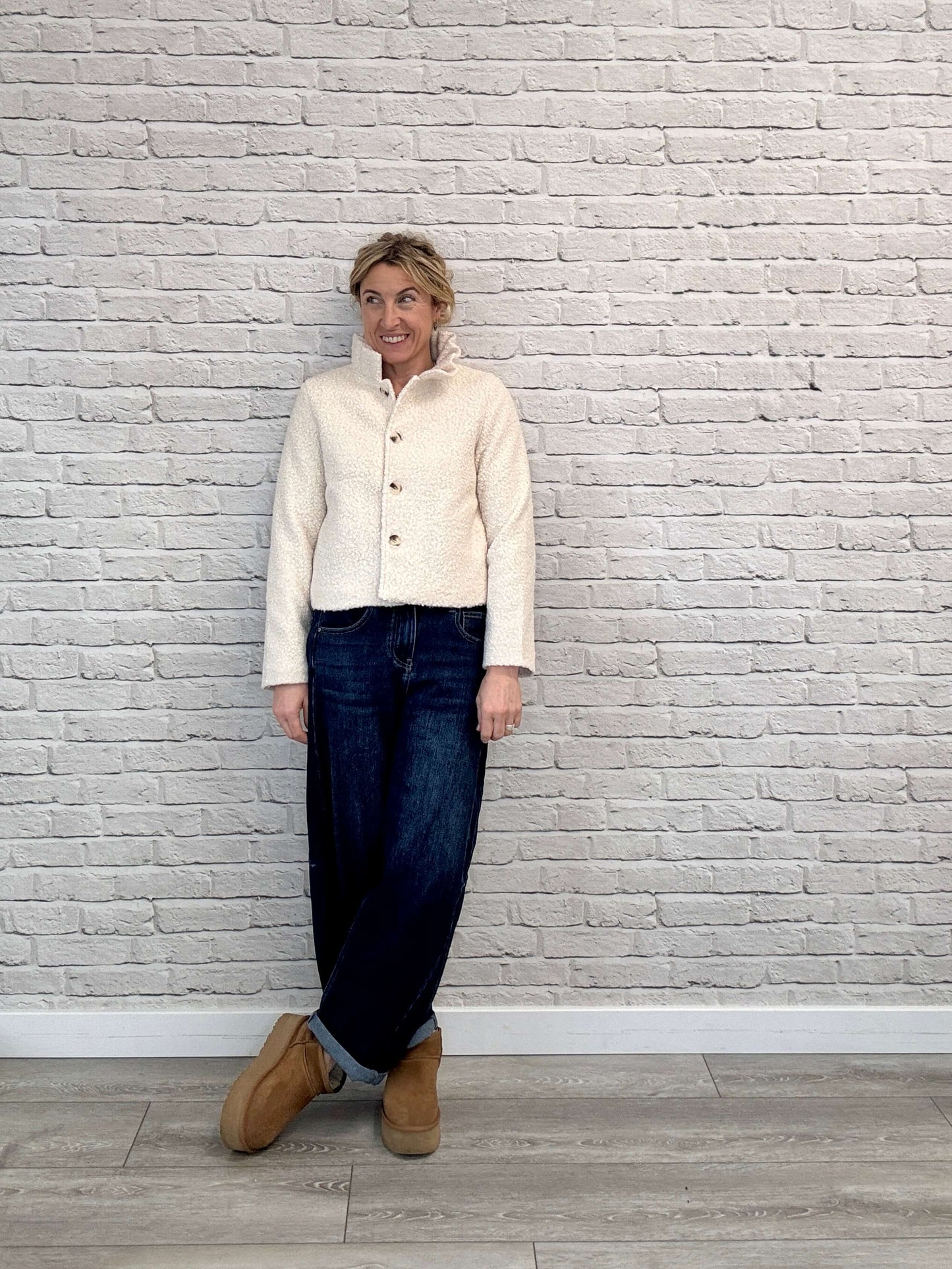 Boucle Jacket | Cream