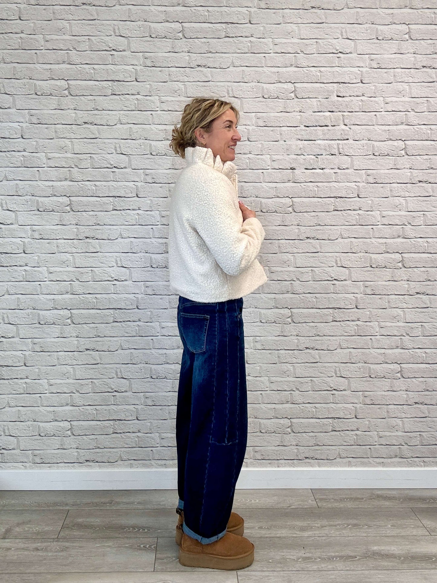 Boucle Jacket | Cream