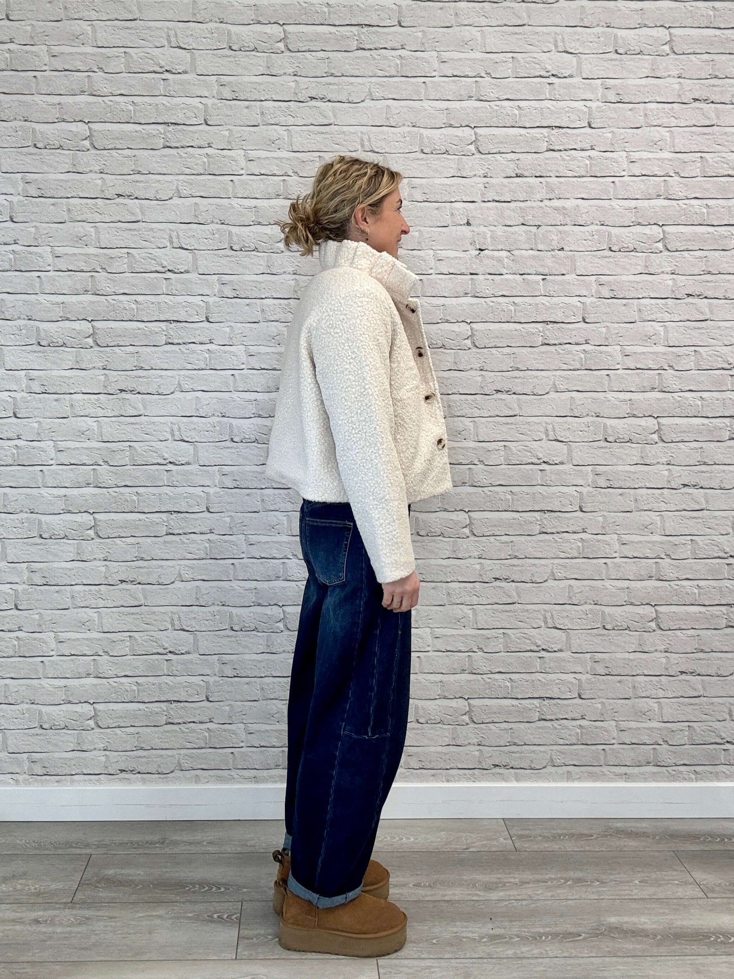 Boucle Jacket | Cream