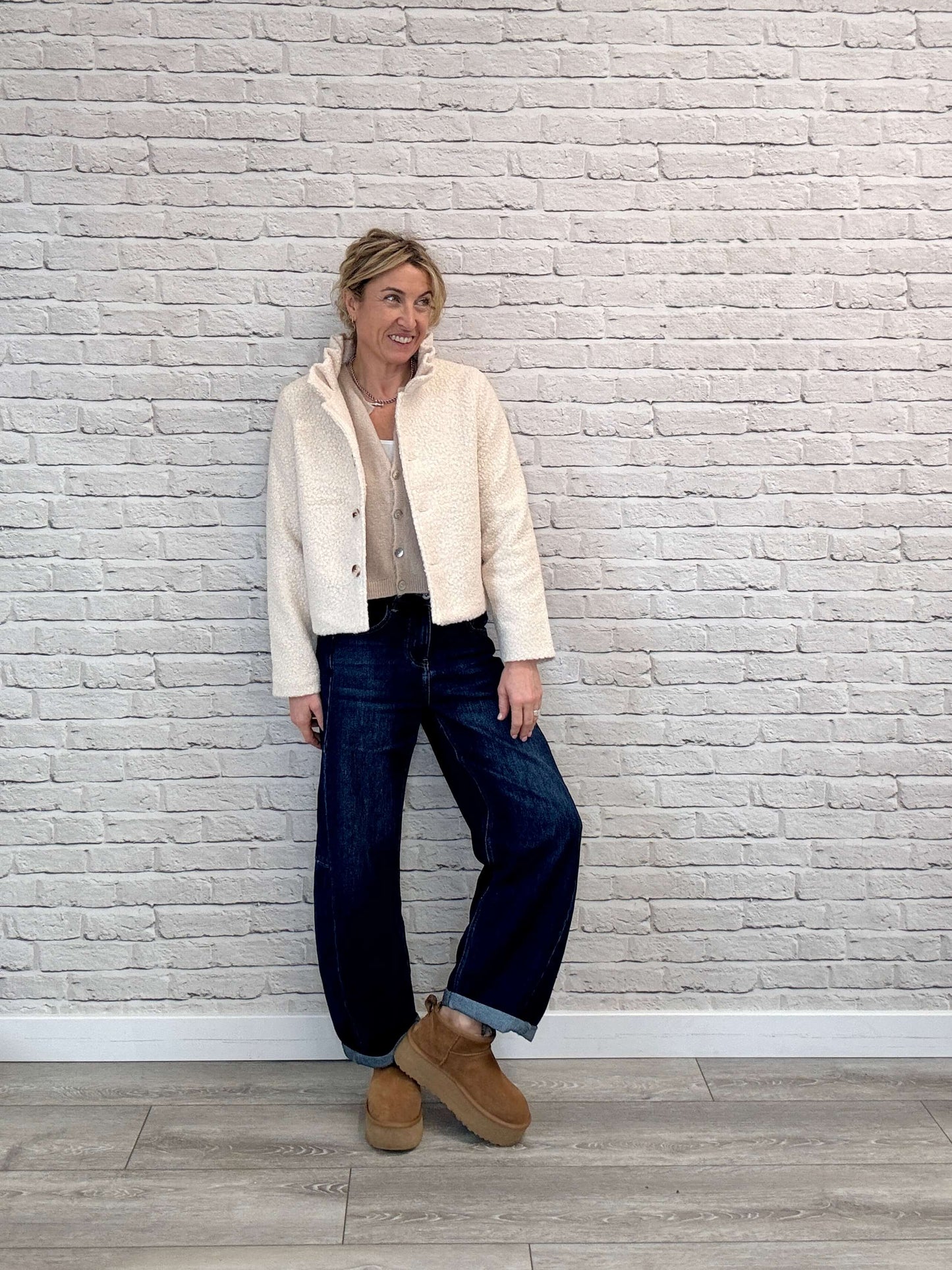 Boucle Jacket | Cream