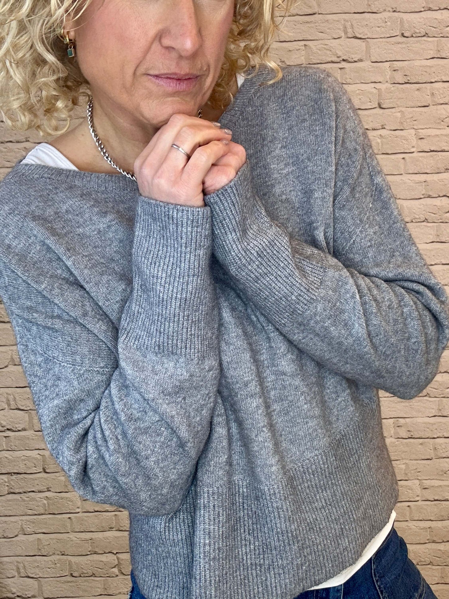 Monty Sweater | Grey