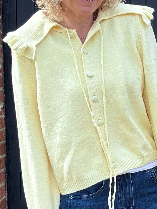 Mabel Cardigan | Pale Primrose