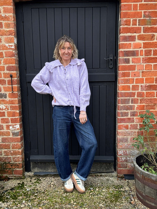 Mabel Cardigan | Sugared Lilac