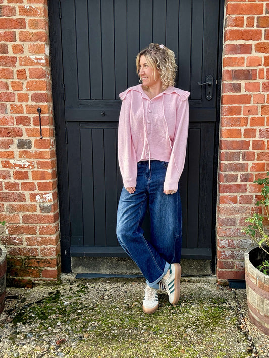 Mabel Cardigan | Powder Pink