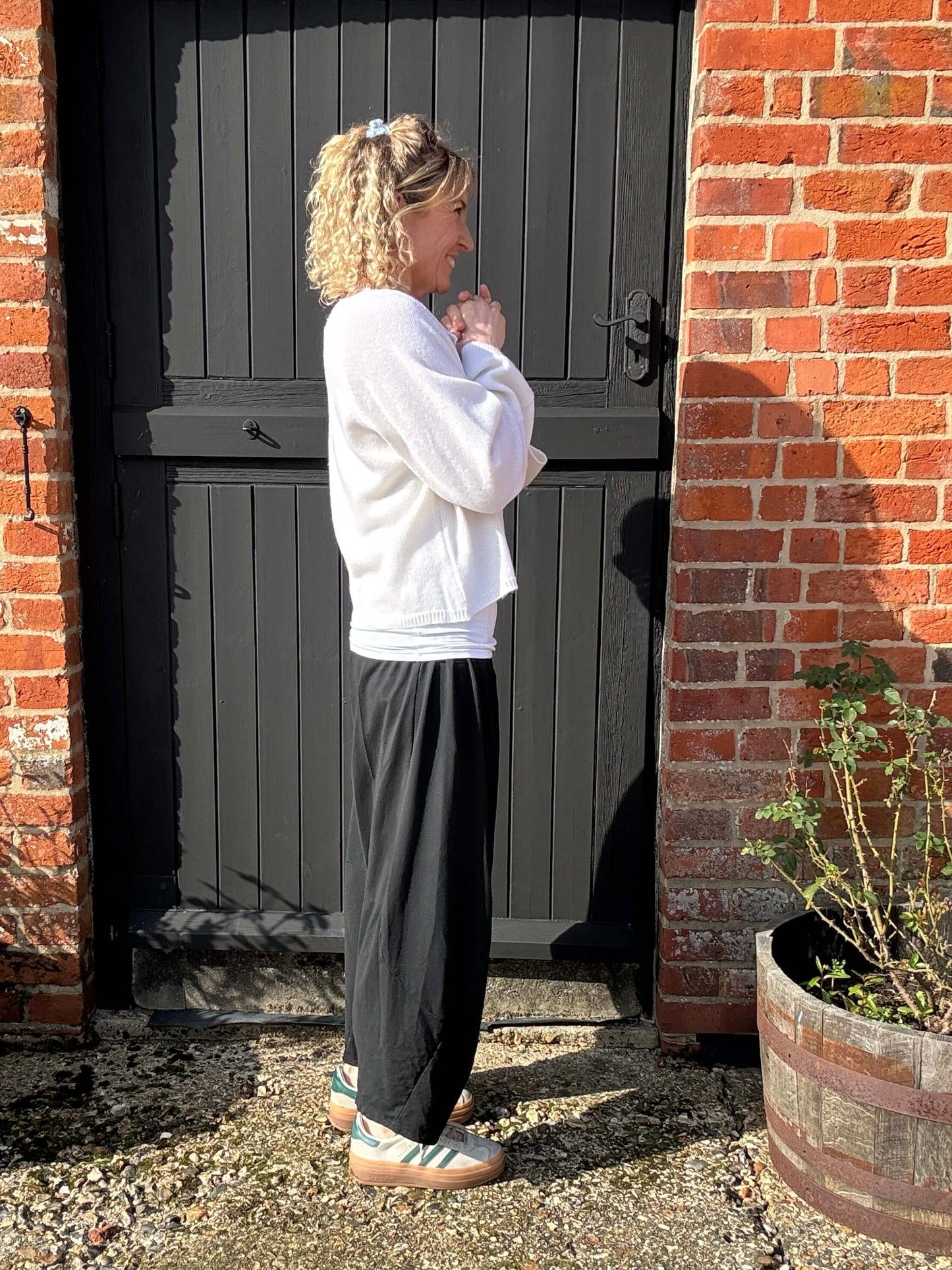Camden Barrel Joggers | Black (longer length)