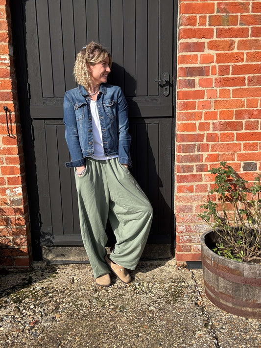 Camden Barrel Joggers | Light Khaki