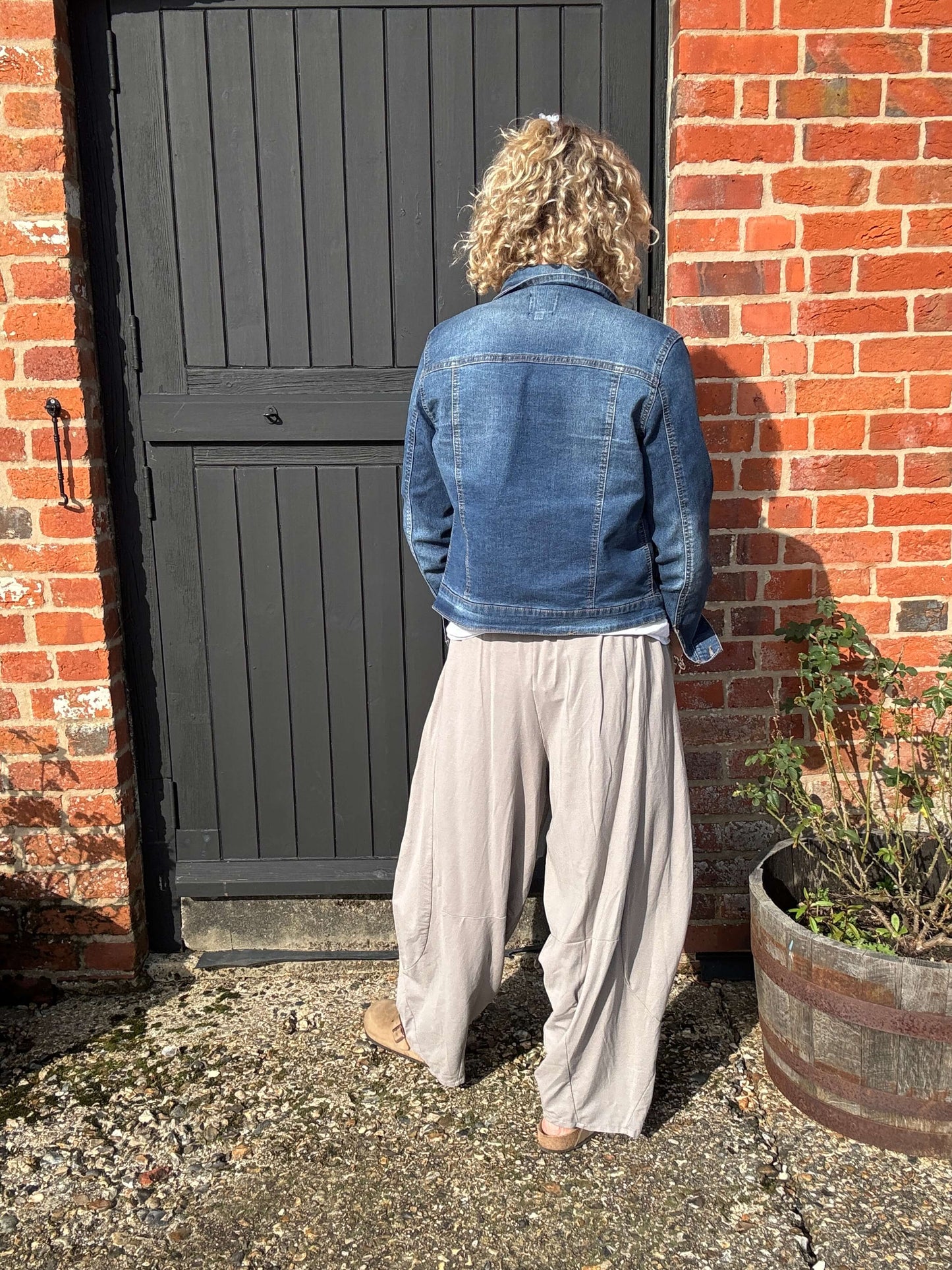 Camden Barrel Joggers | Mole (longer length)
