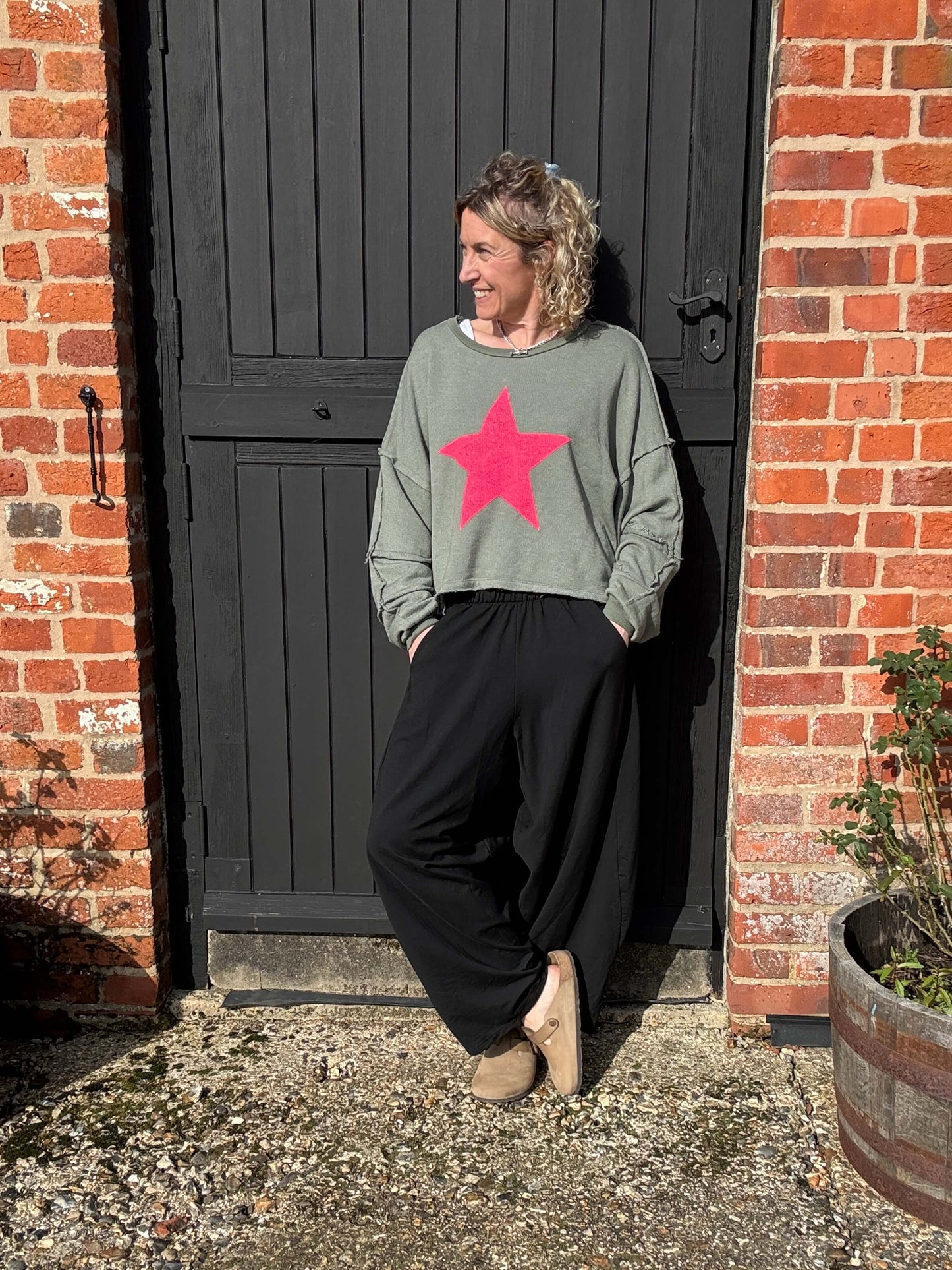 Camden Barrel Joggers | Black (longer length)