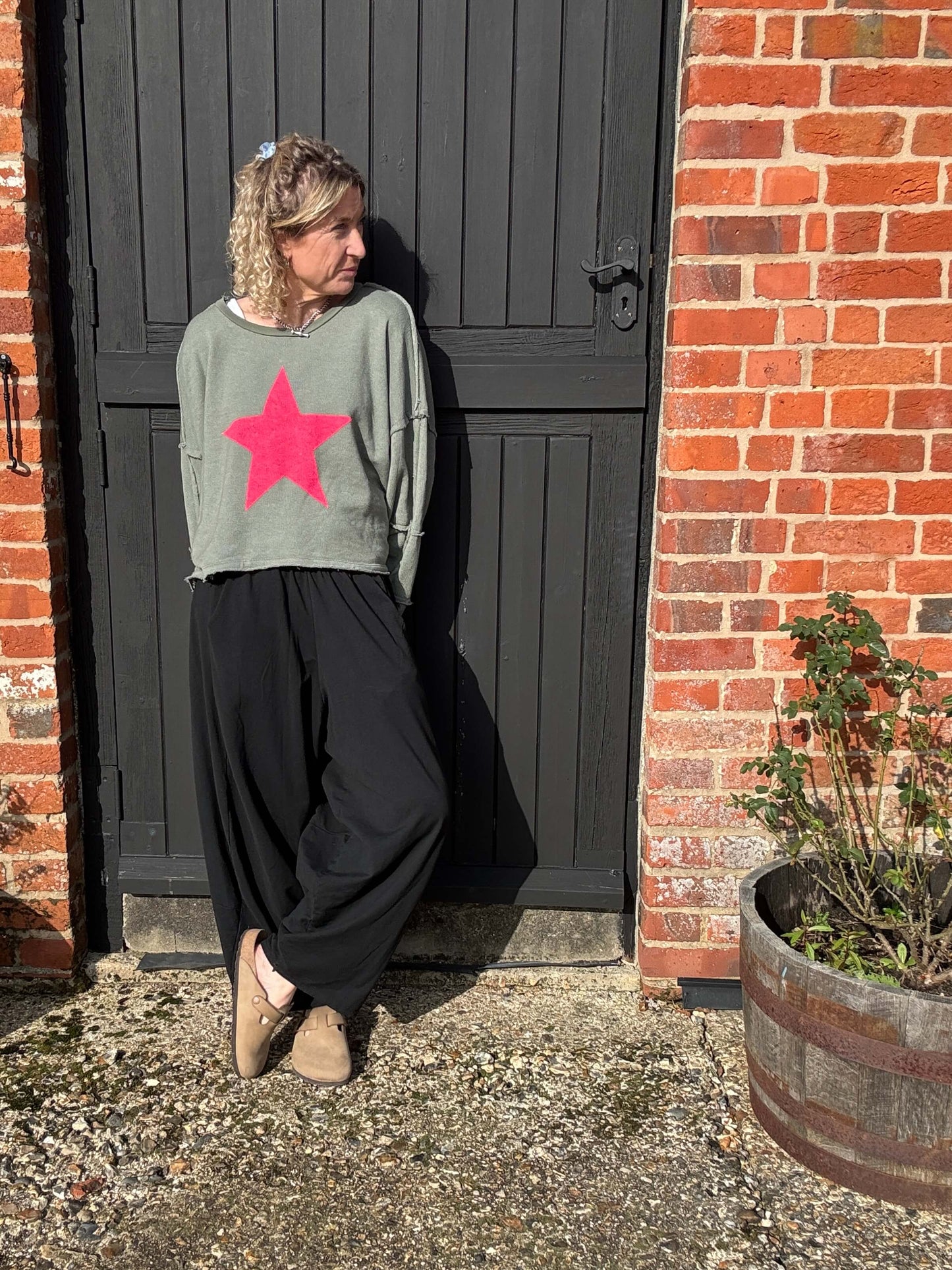 Camden Barrel Joggers | Black (longer length)
