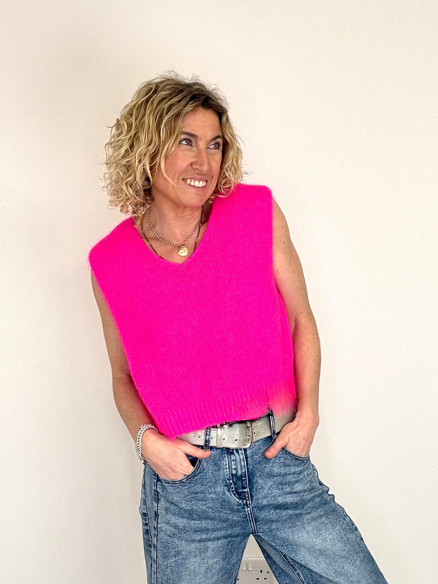 Marlene Vest | Neon Pink