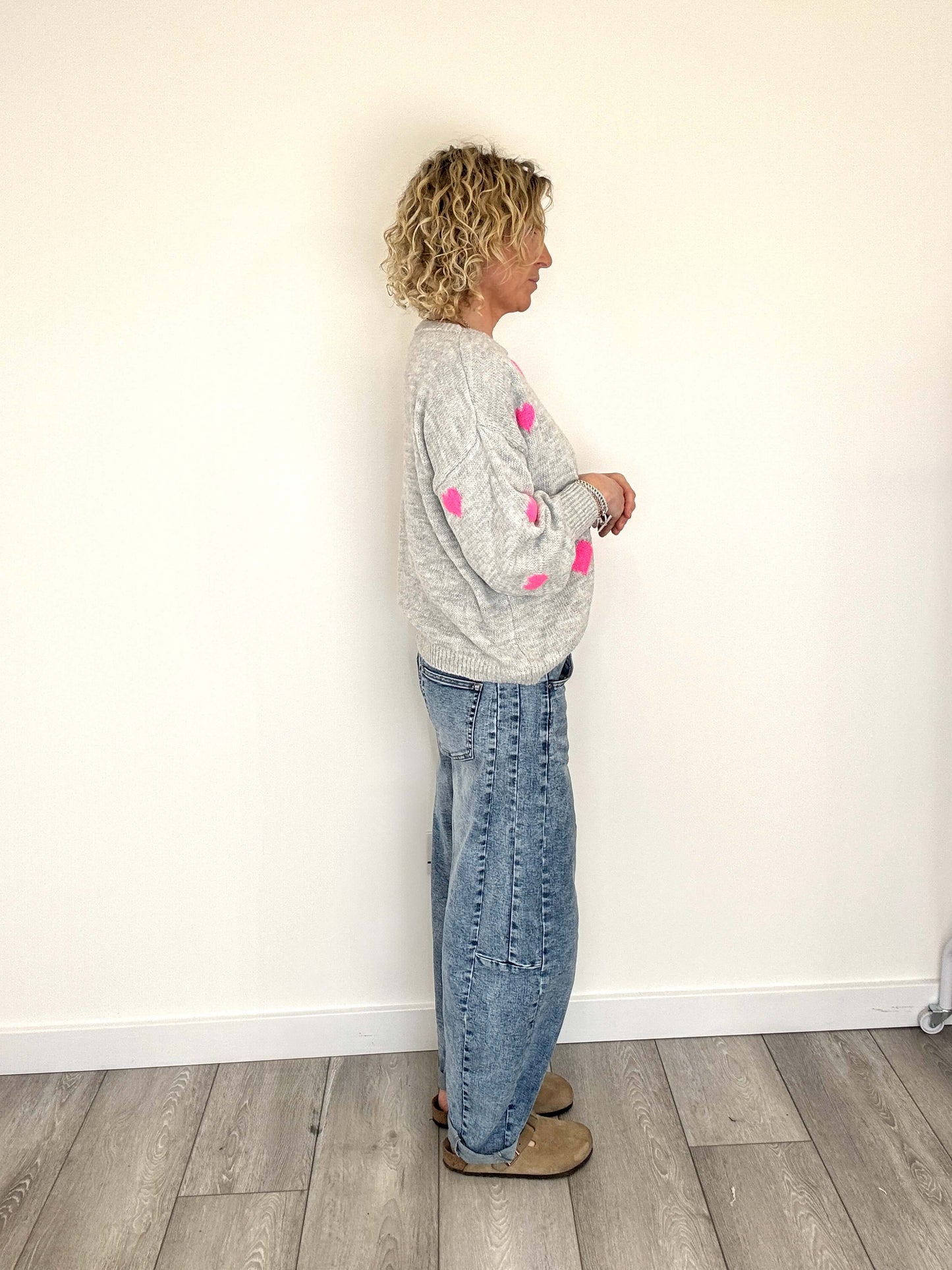 Pink Heart Jumper