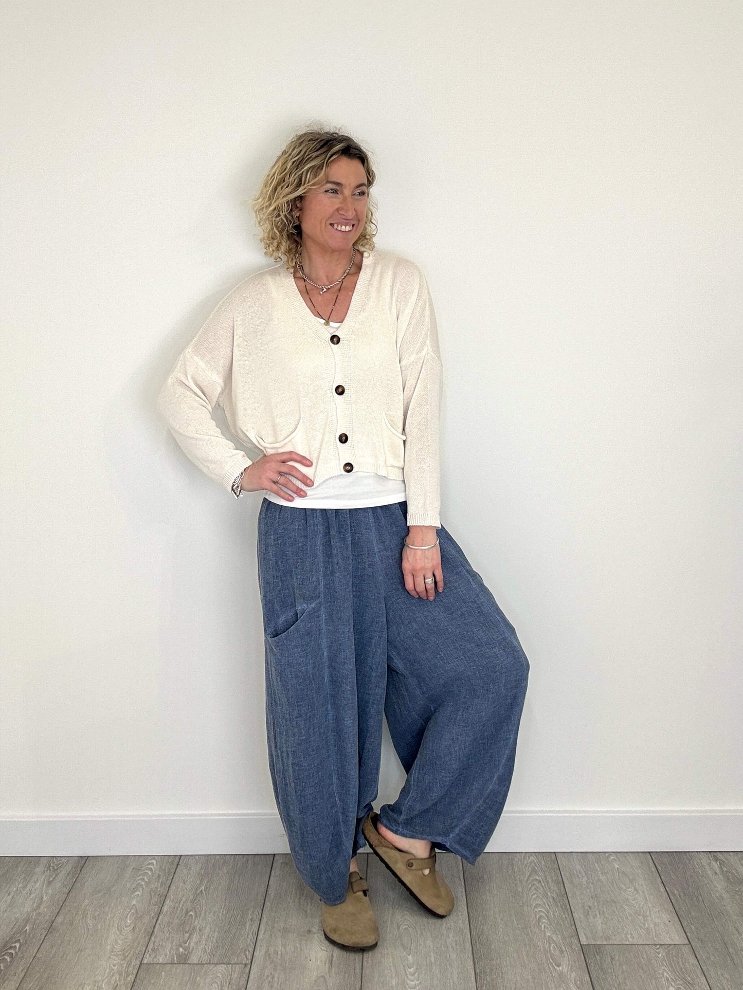 Nomad Barrel Pant | Washed Denim