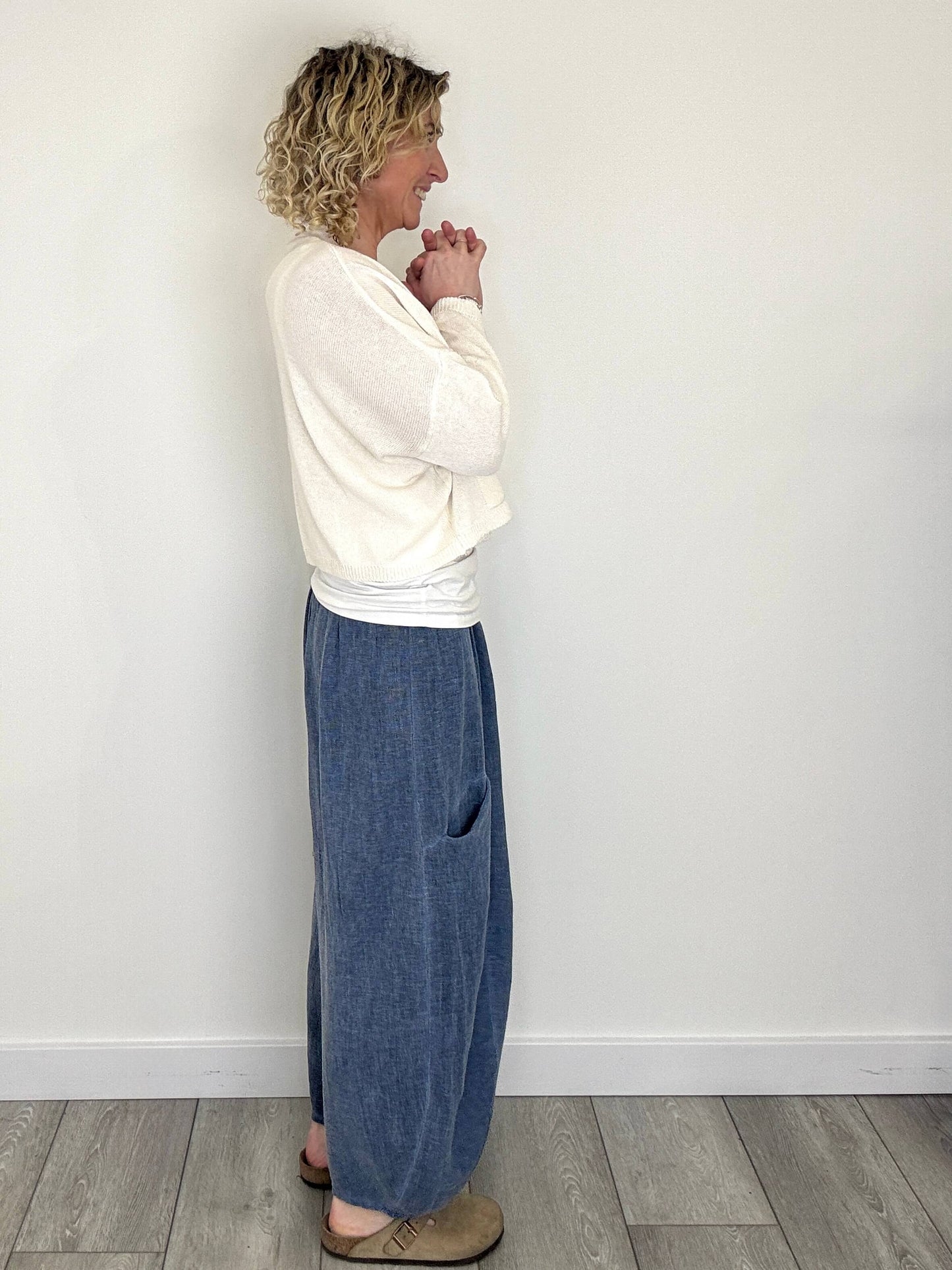 Nomad Barrel Pant | Washed Denim