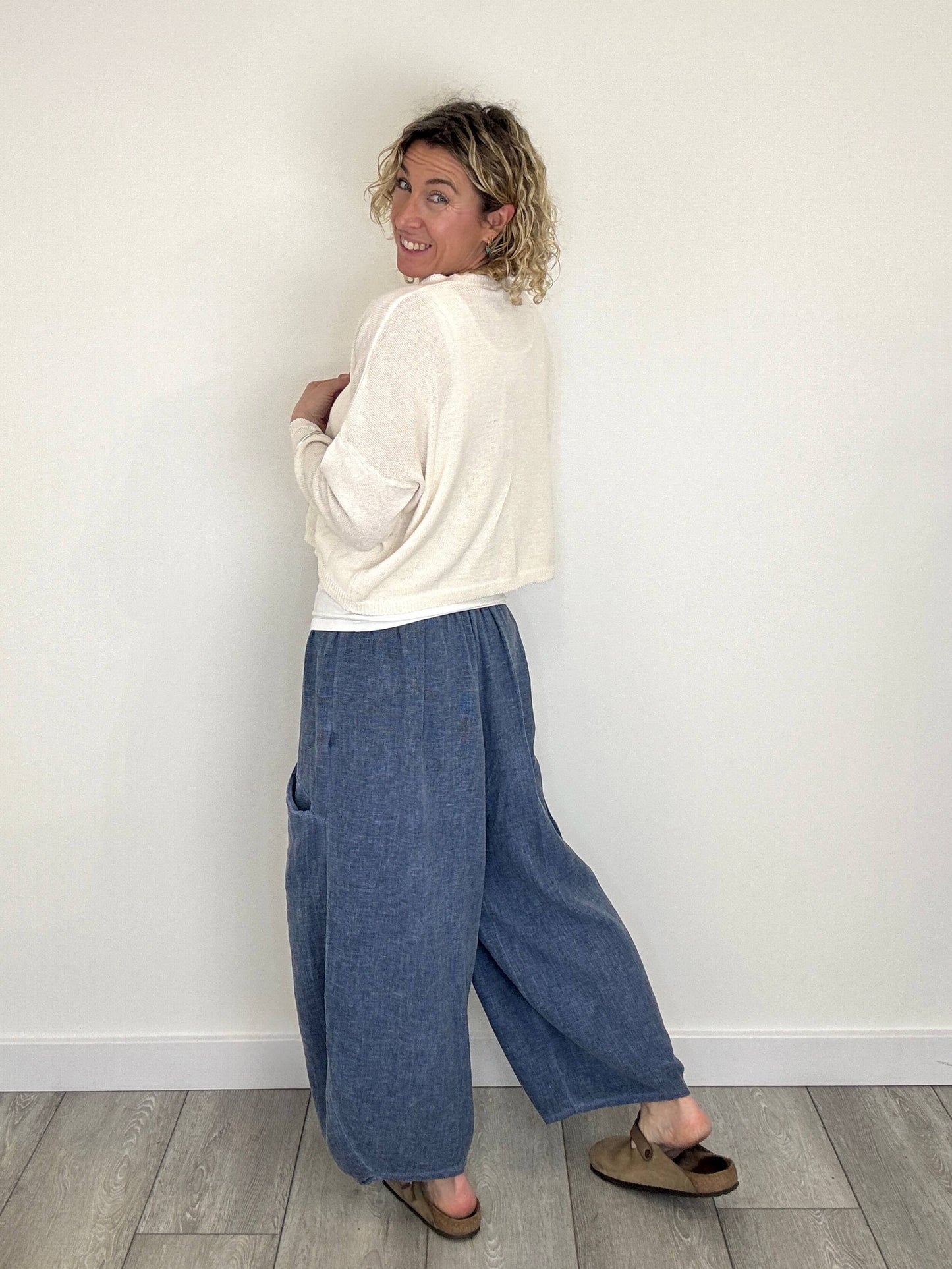 Nomad Barrel Pant | Washed Denim