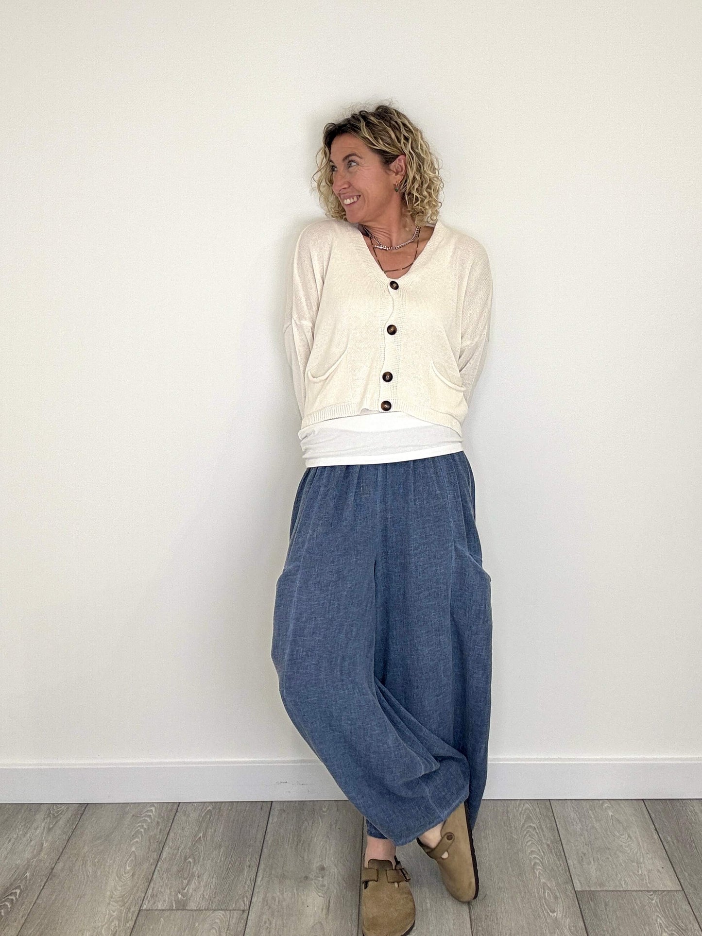 Nomad Barrel Pant | Washed Denim