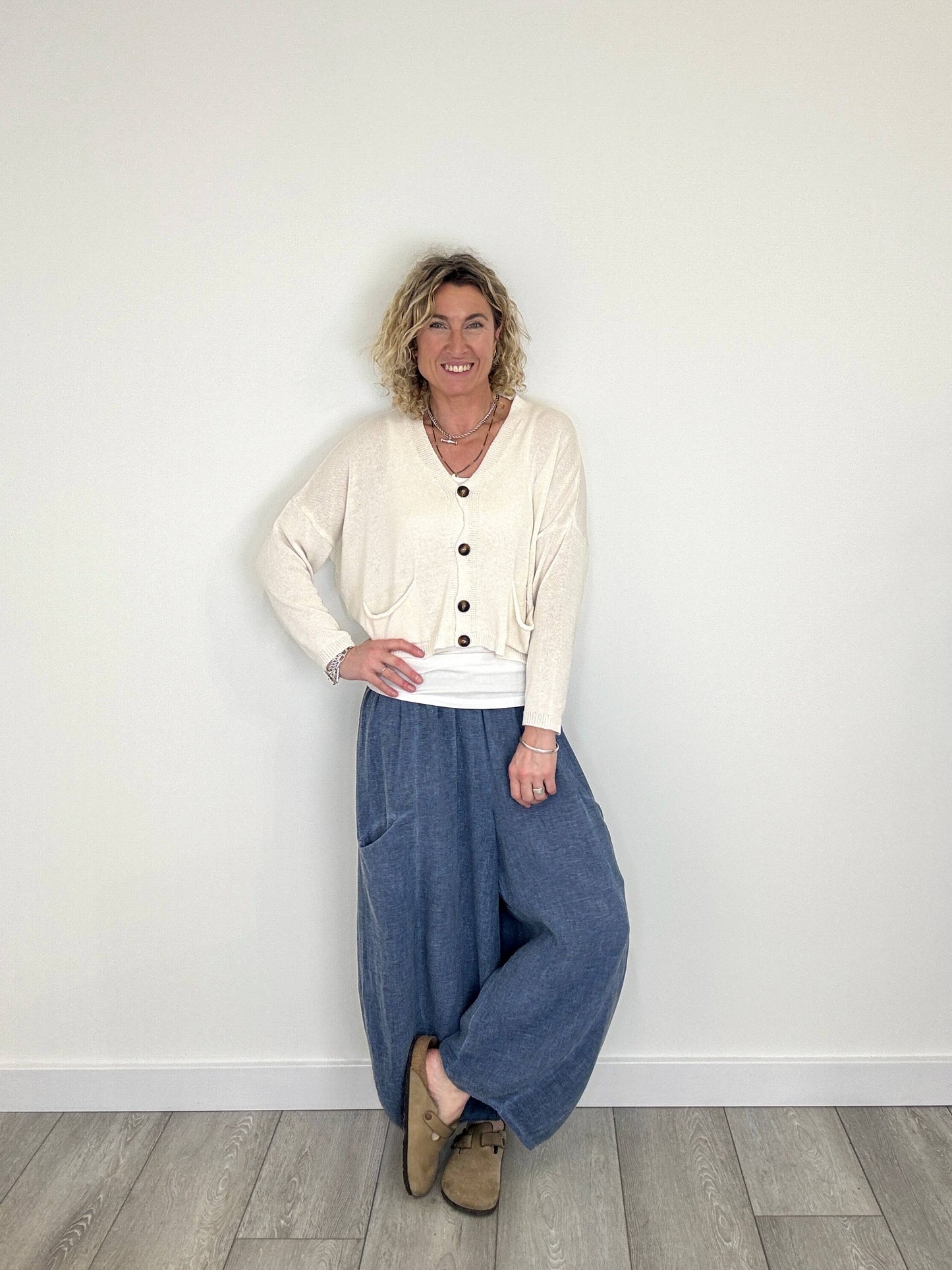 Nomad Barrel Pant | Washed Denim