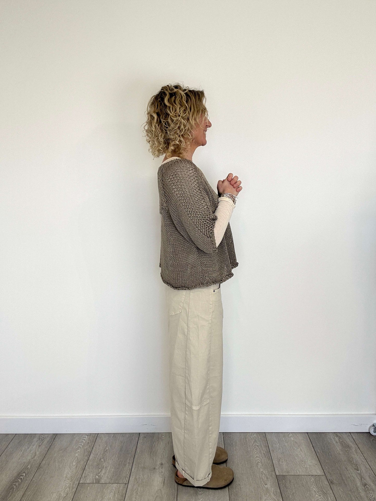 Spring Carnaby Barrel Jeans |  Almond Milk (NEW)