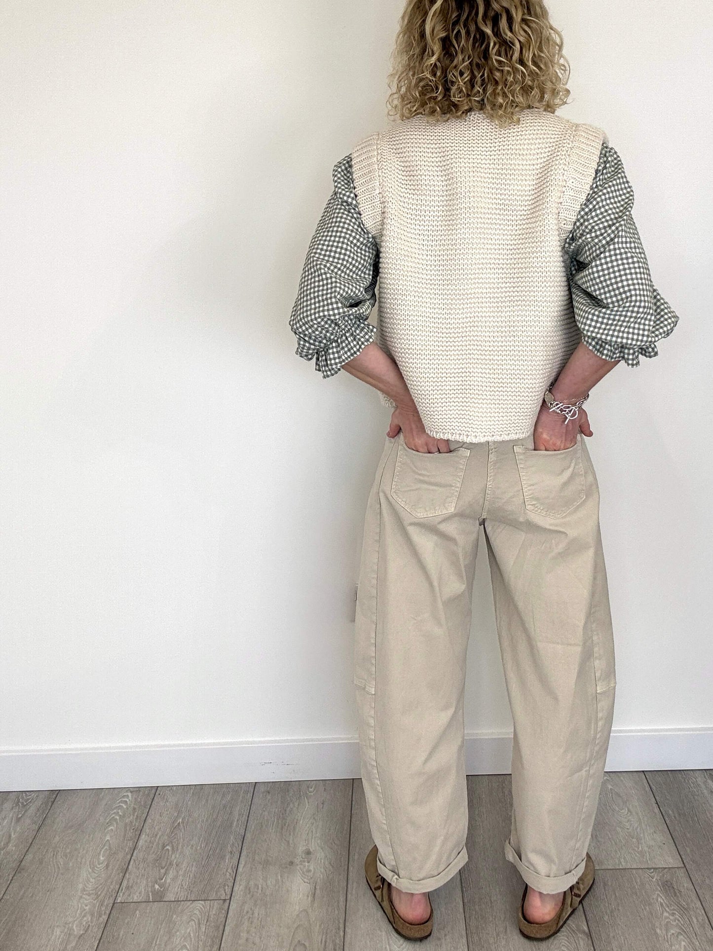 Honey Blouse | Sage Gingham