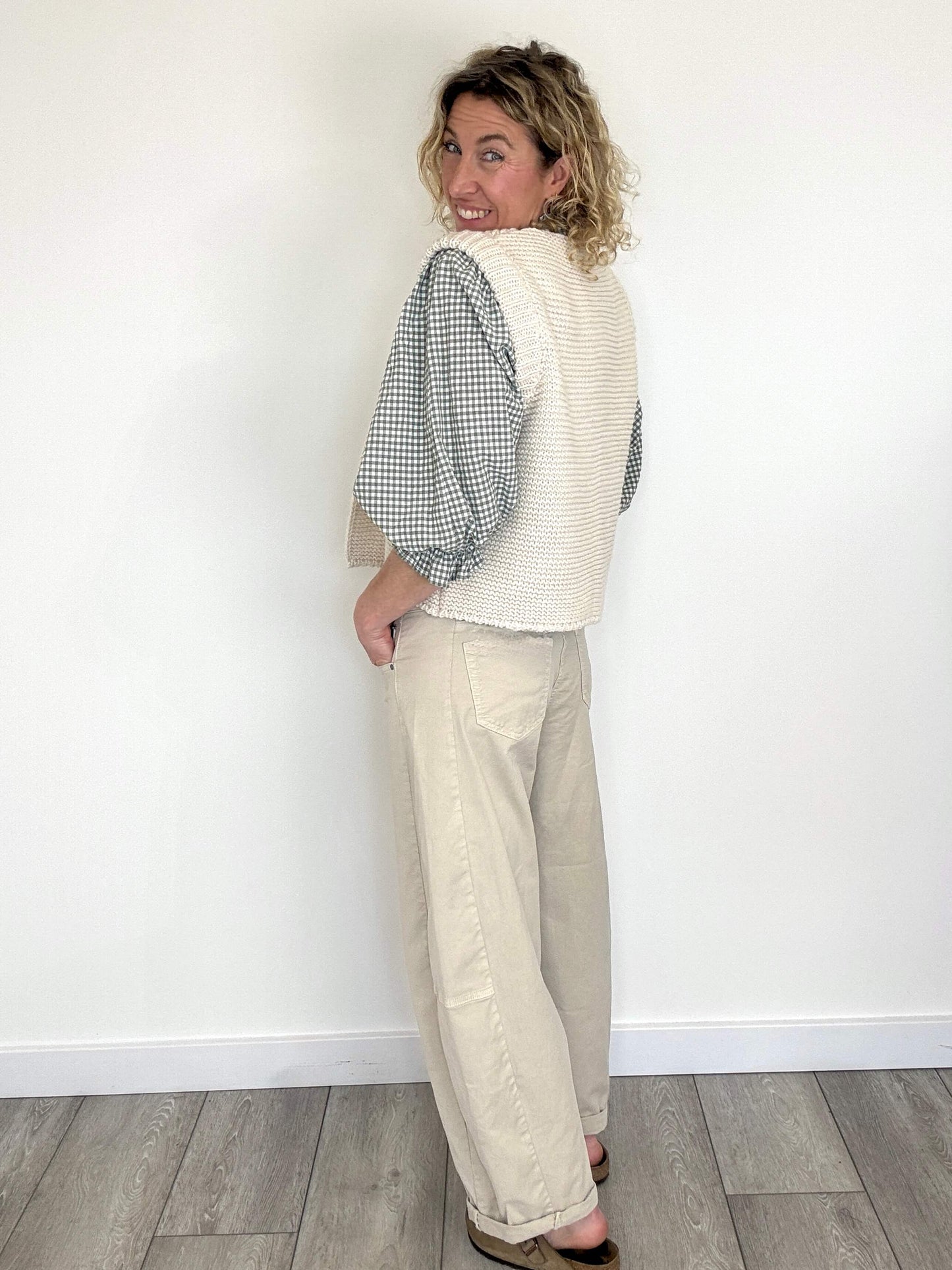 Honey Blouse | Sage Gingham
