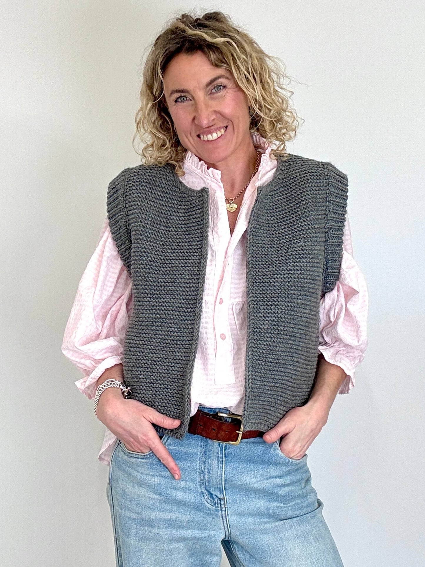 Honey Blouse | Pink Gingham