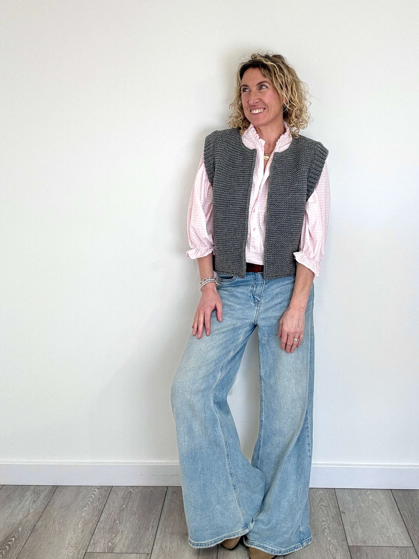 Honey Blouse | Pink Gingham