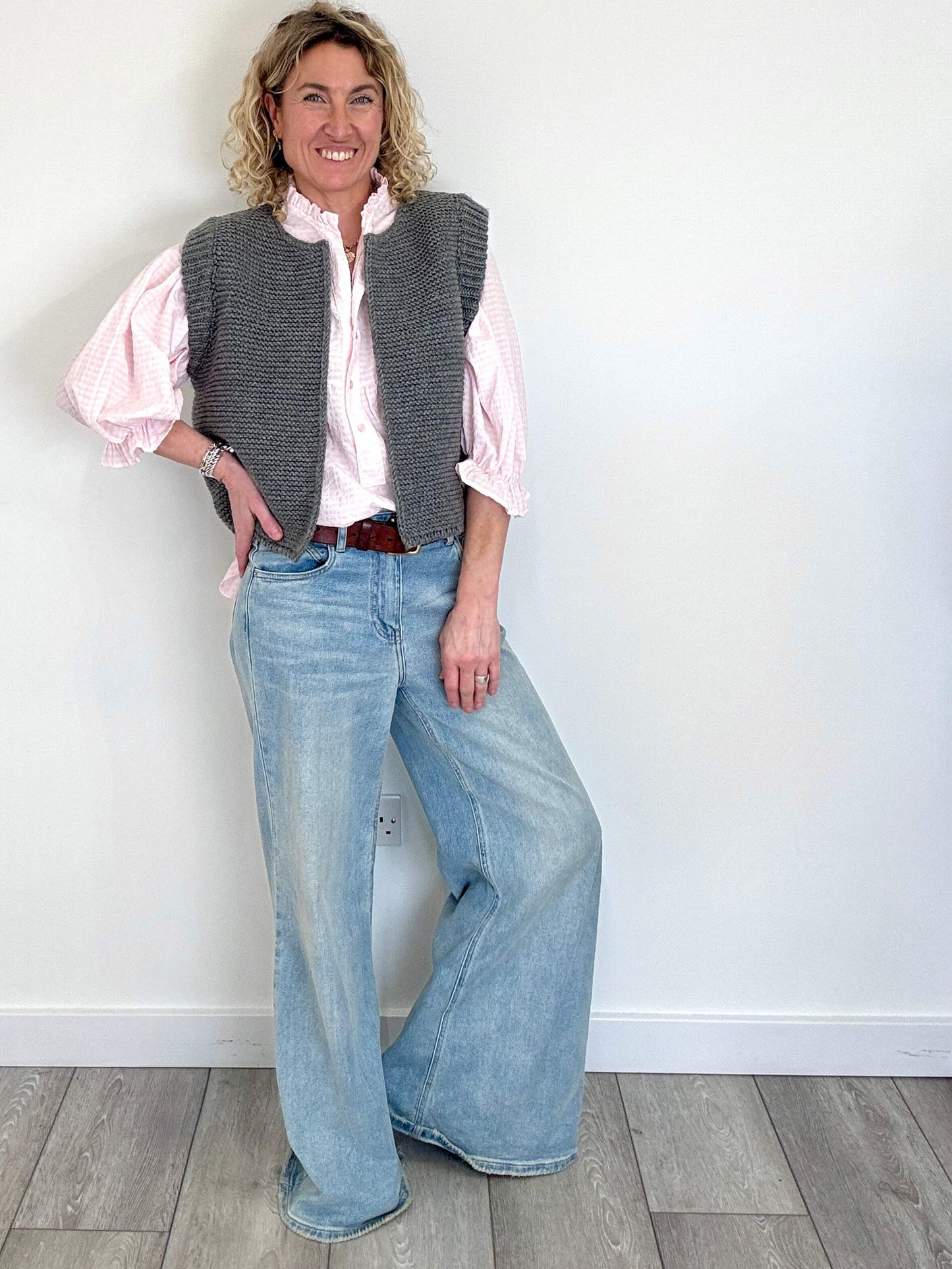 Honey Blouse | Pink Gingham