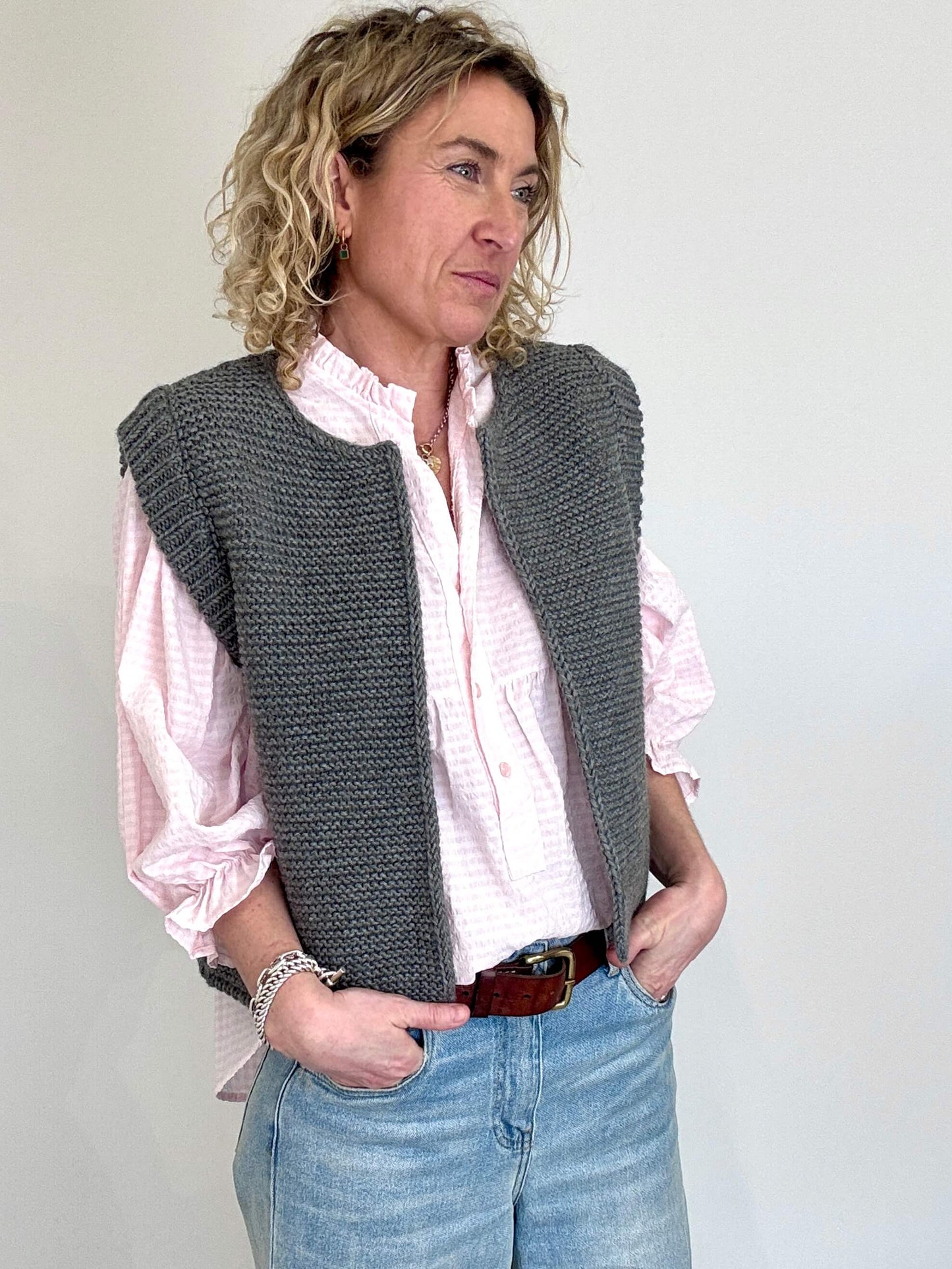 Honey Blouse | Pink Gingham