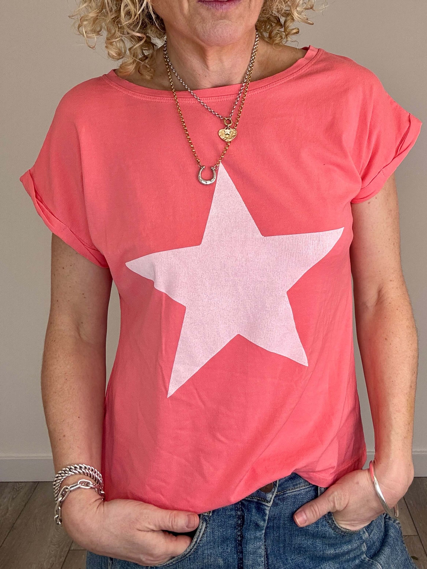 Hoxton Tee | Coral