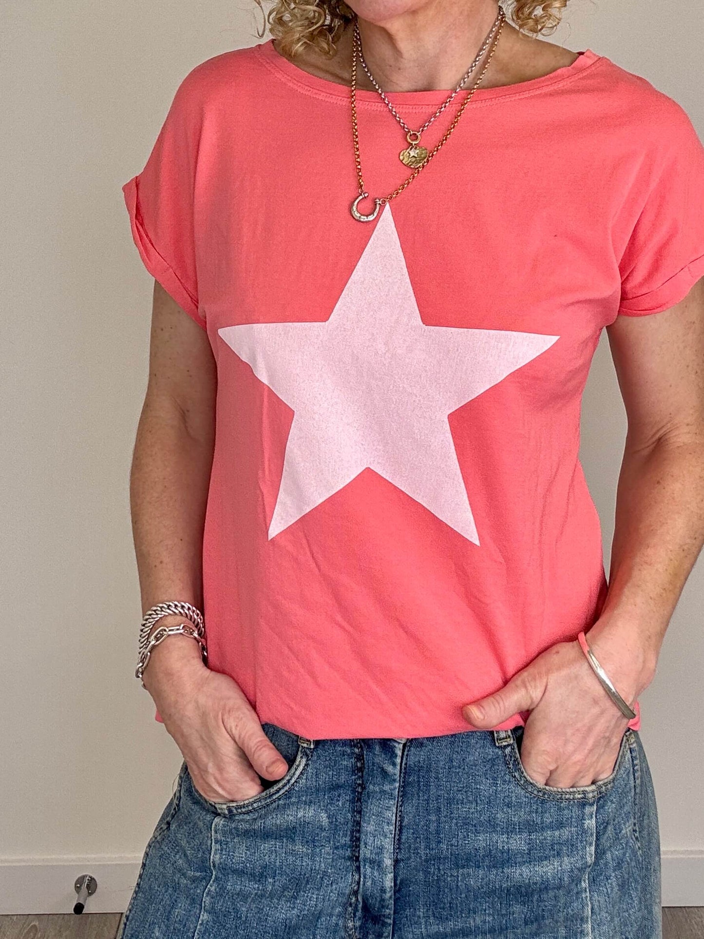 Hoxton Tee | Coral