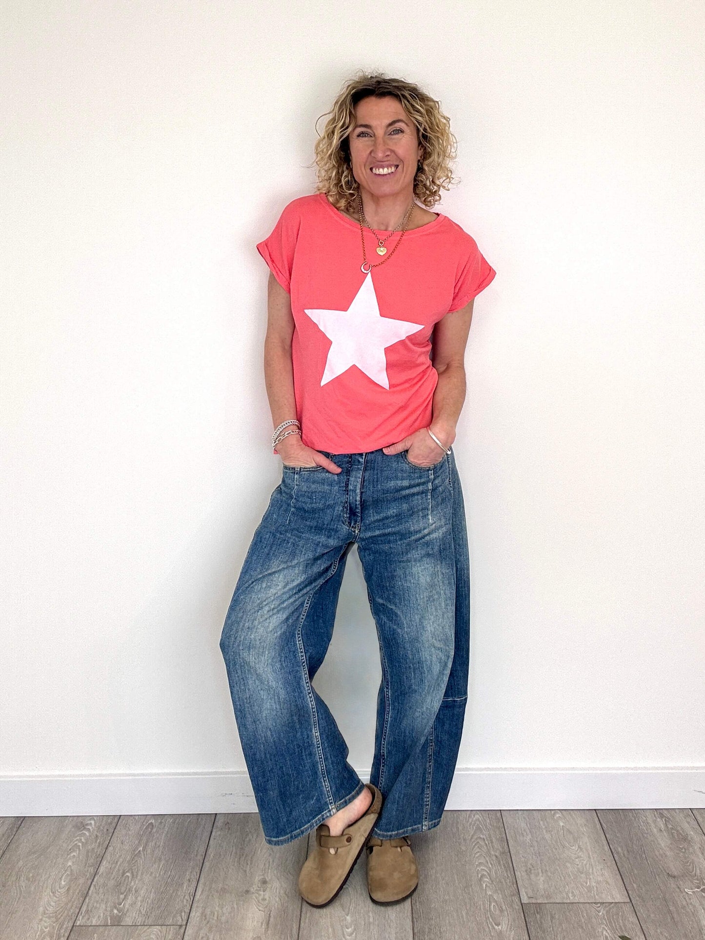 Hoxton Tee | Coral