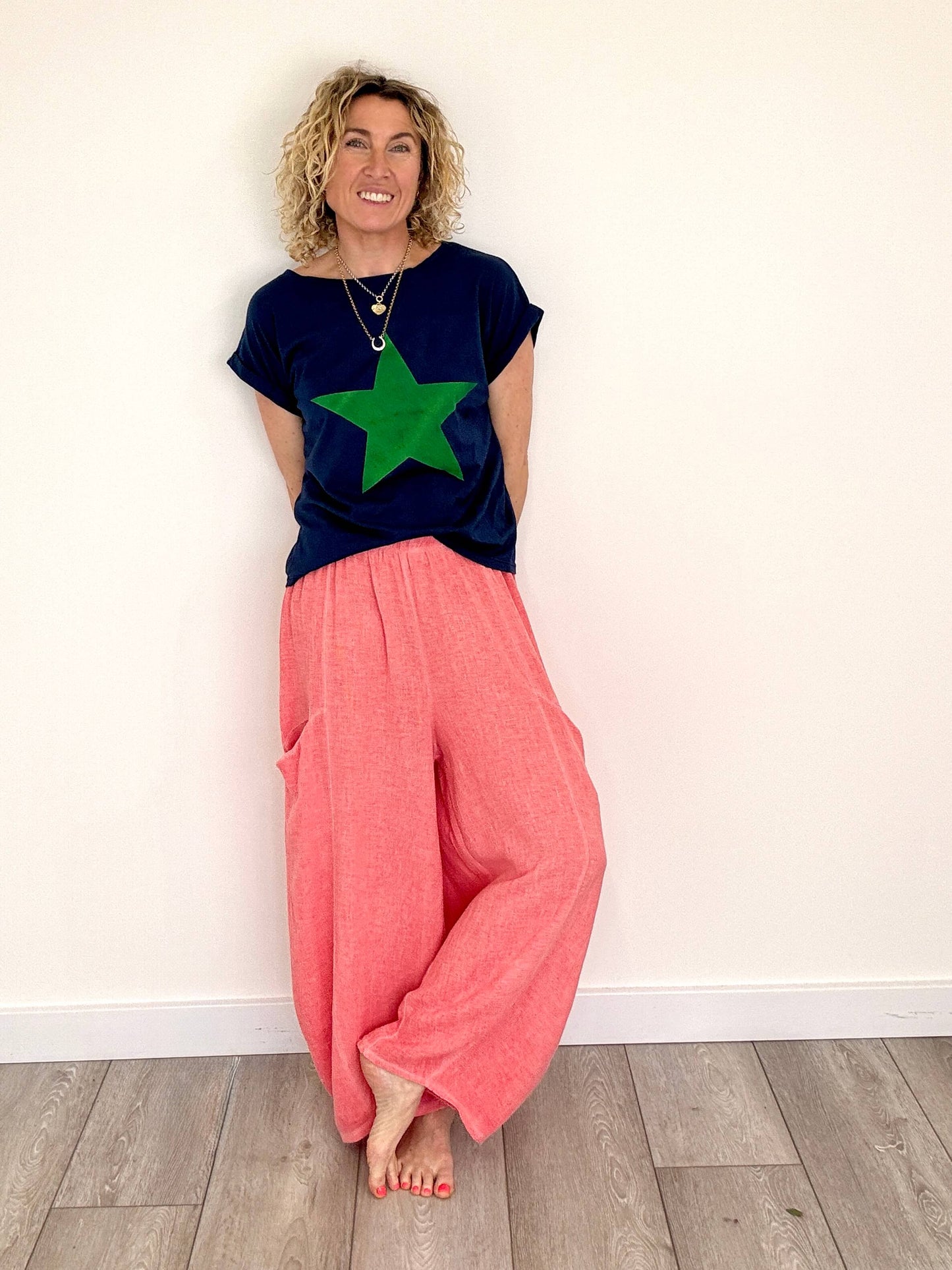 Nomad Barrel Pant | Washed Coral