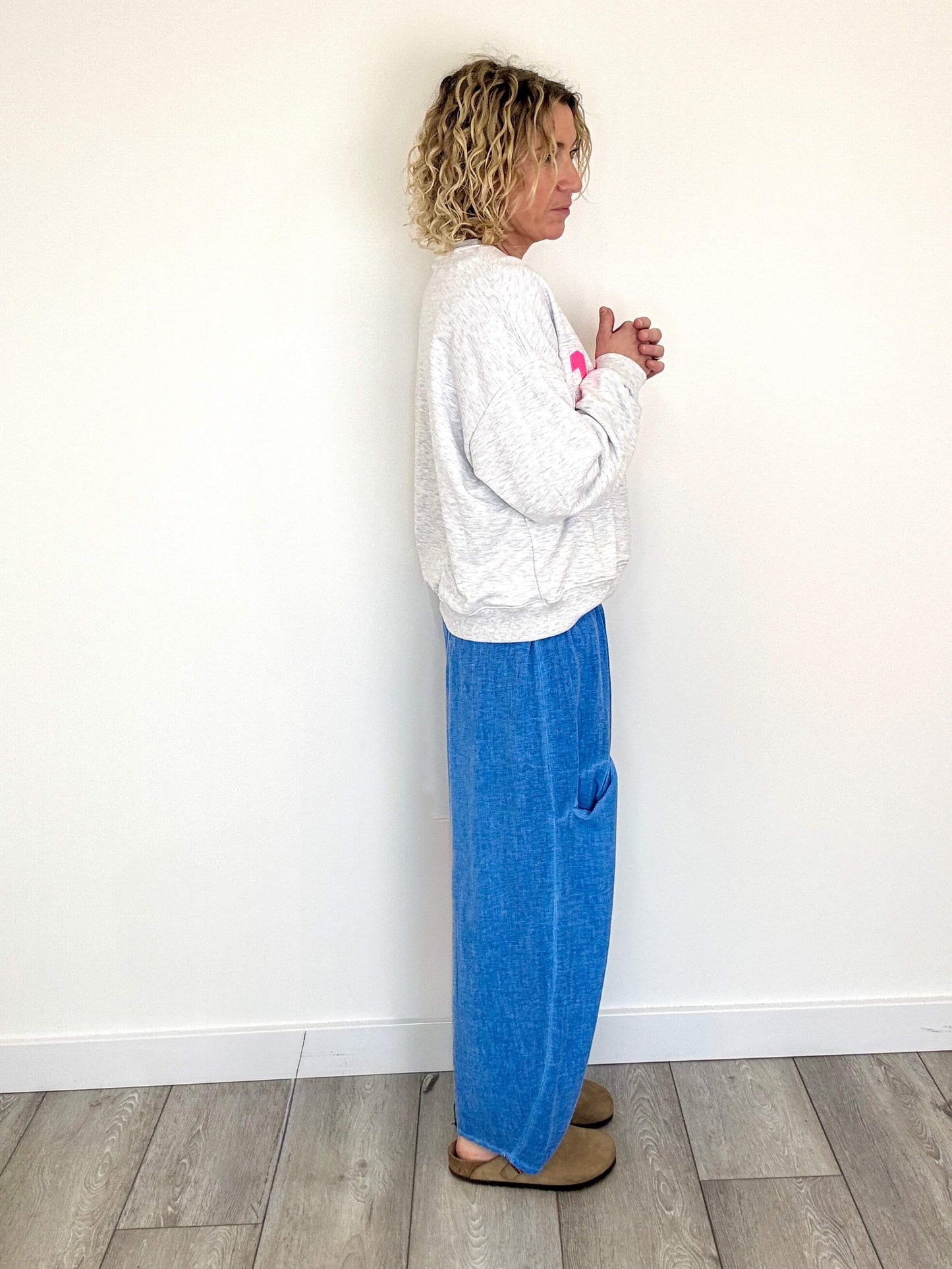 Nomad Barrel Pant | Cornflower