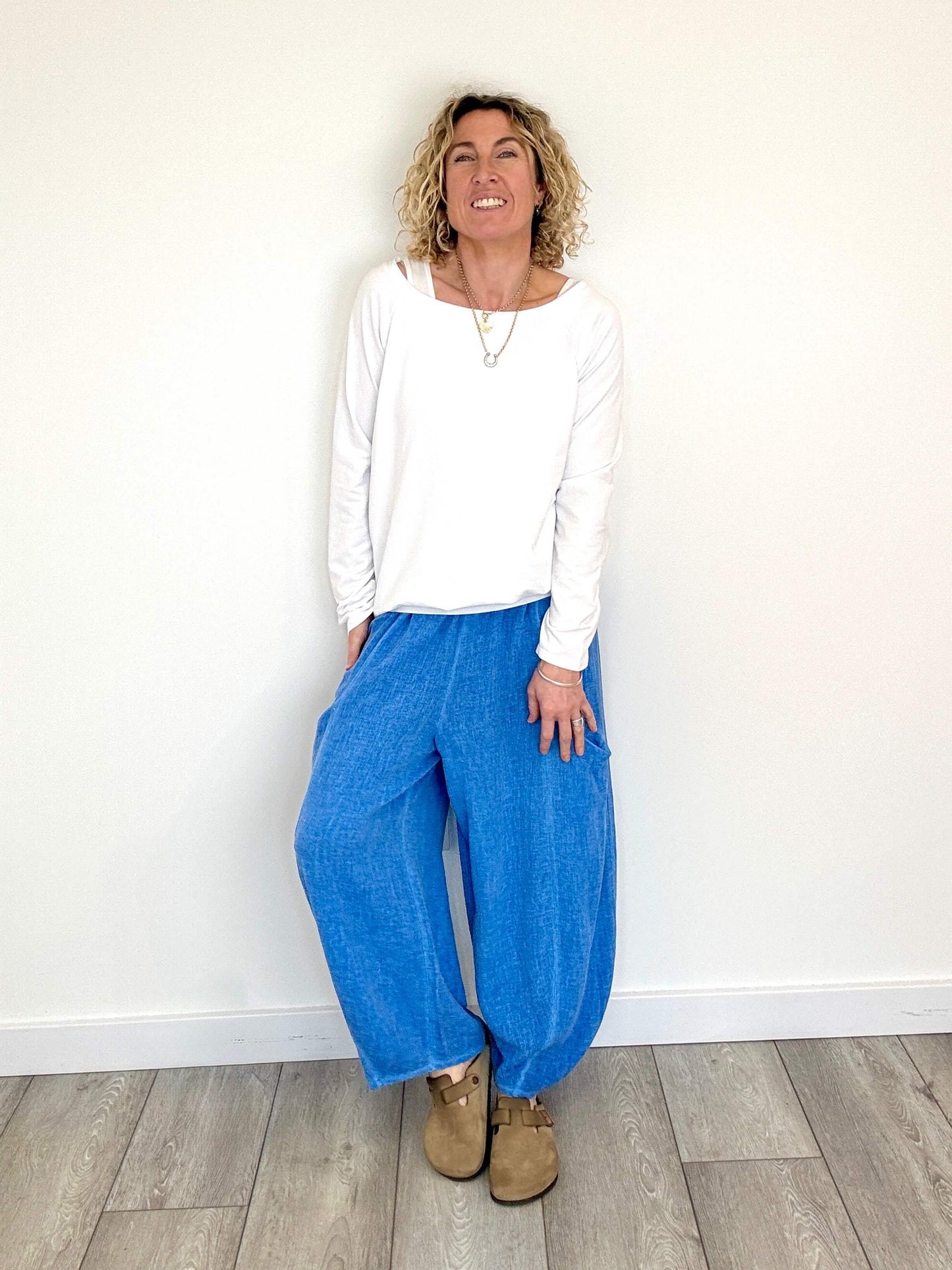 Nomad Barrel Pant | Cornflower