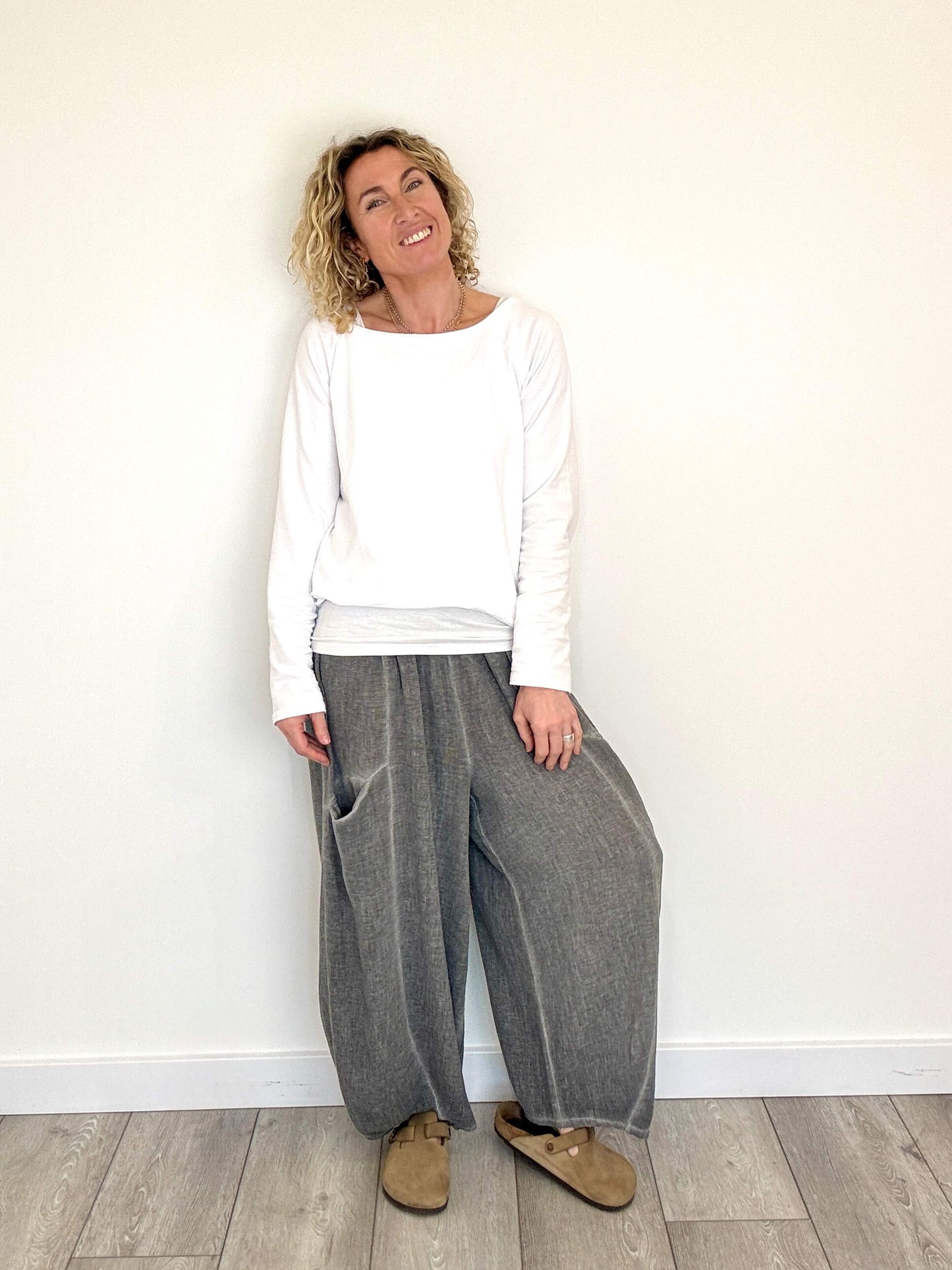 Nomad Barrel Pant | Washed Grey