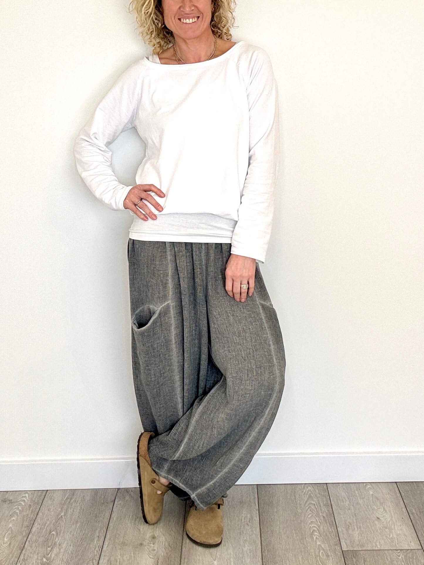 Nomad Barrel Pant | Washed Grey