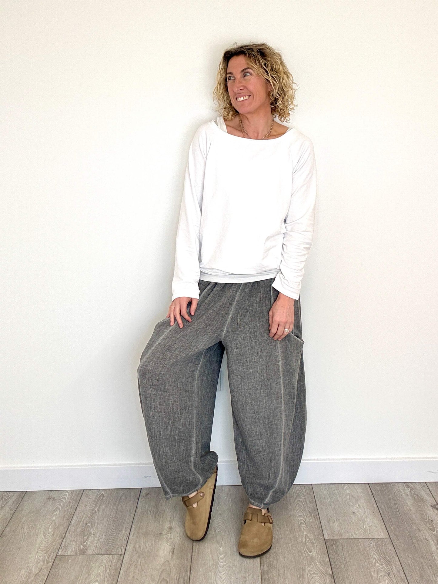 Nomad Barrel Pant | Washed Grey