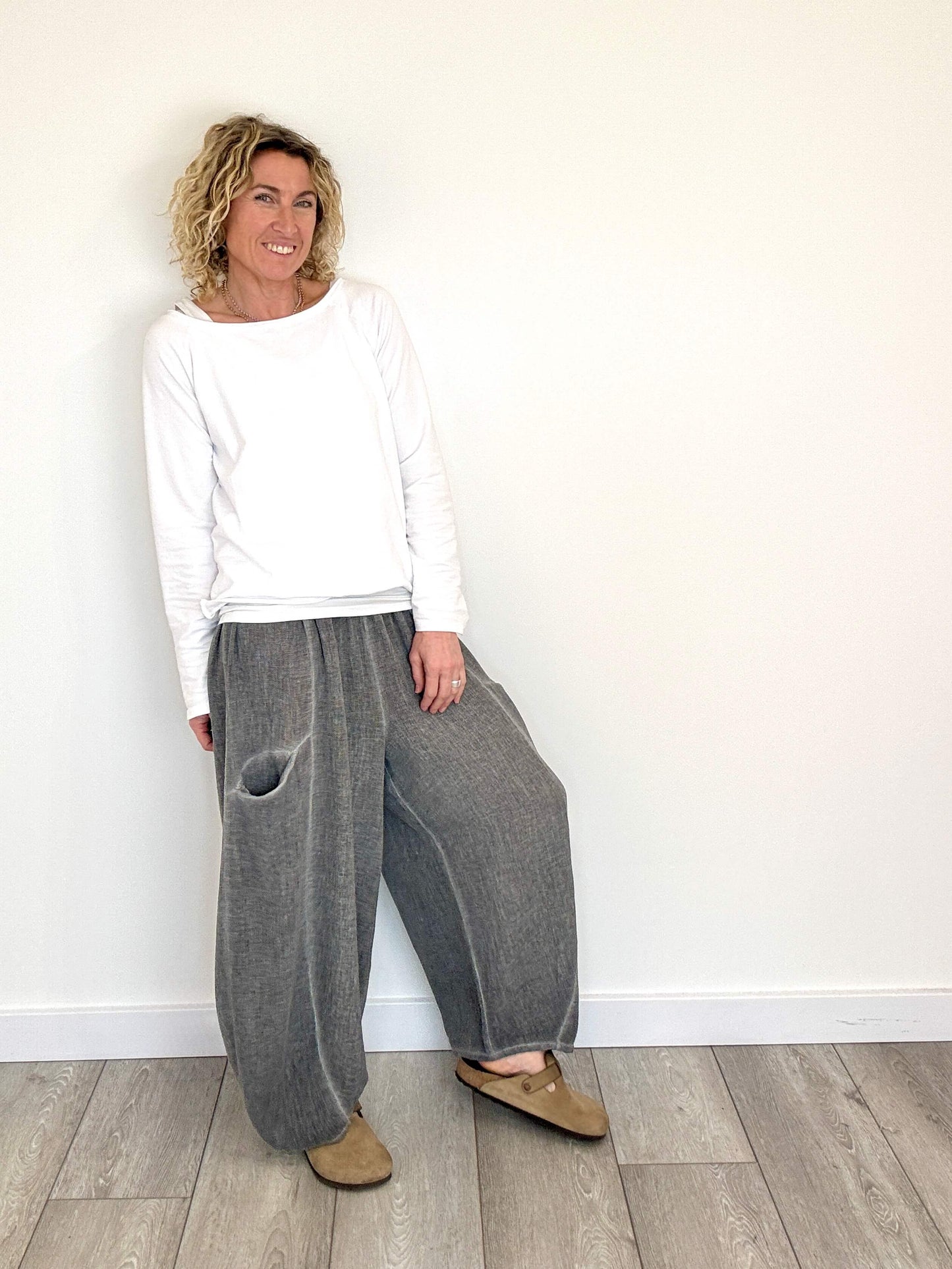 Nomad Barrel Pant | Washed Grey
