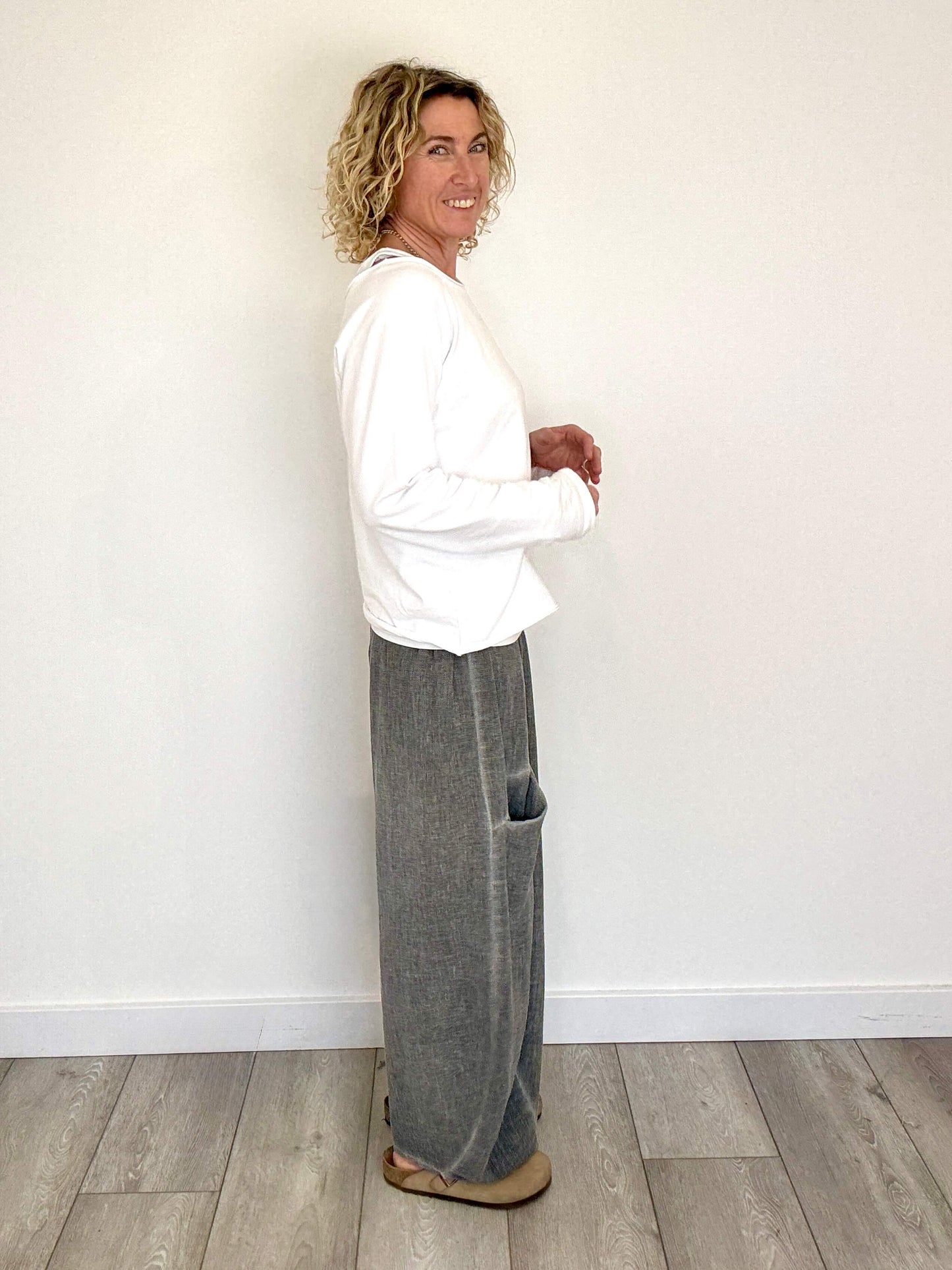 Nomad Barrel Pant | Washed Grey
