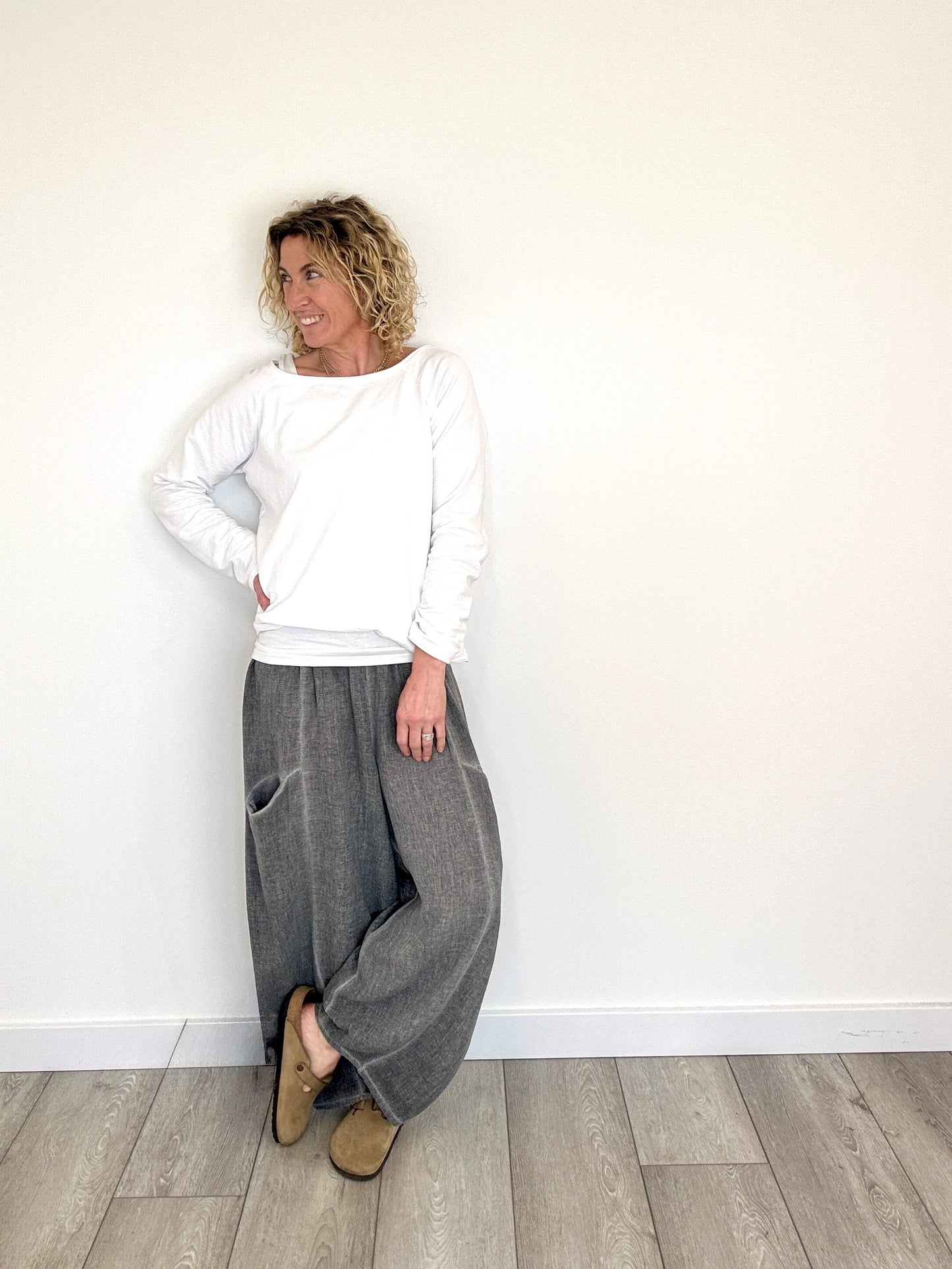 Nomad Barrel Pant | Washed Grey