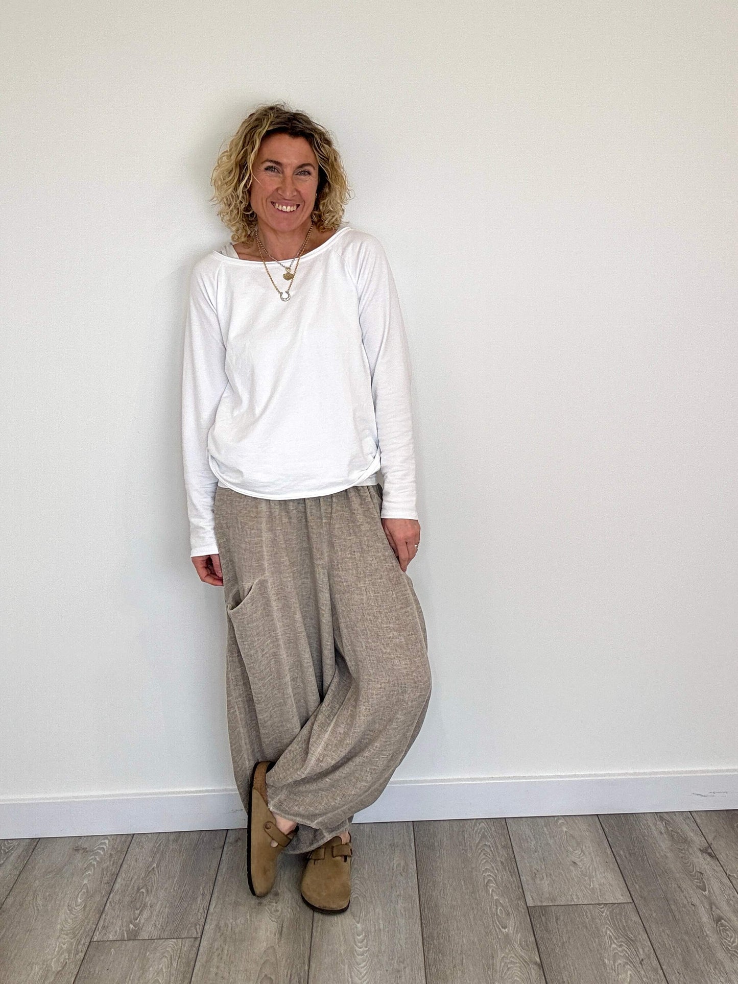 Nomad Barrel Pant | Washed Mocha