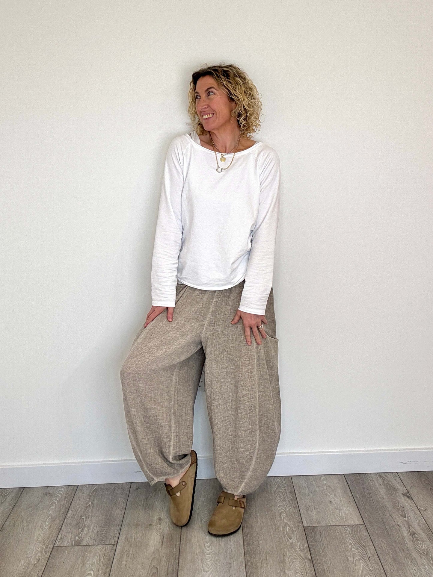 Nomad Barrel Pant | Washed Mocha