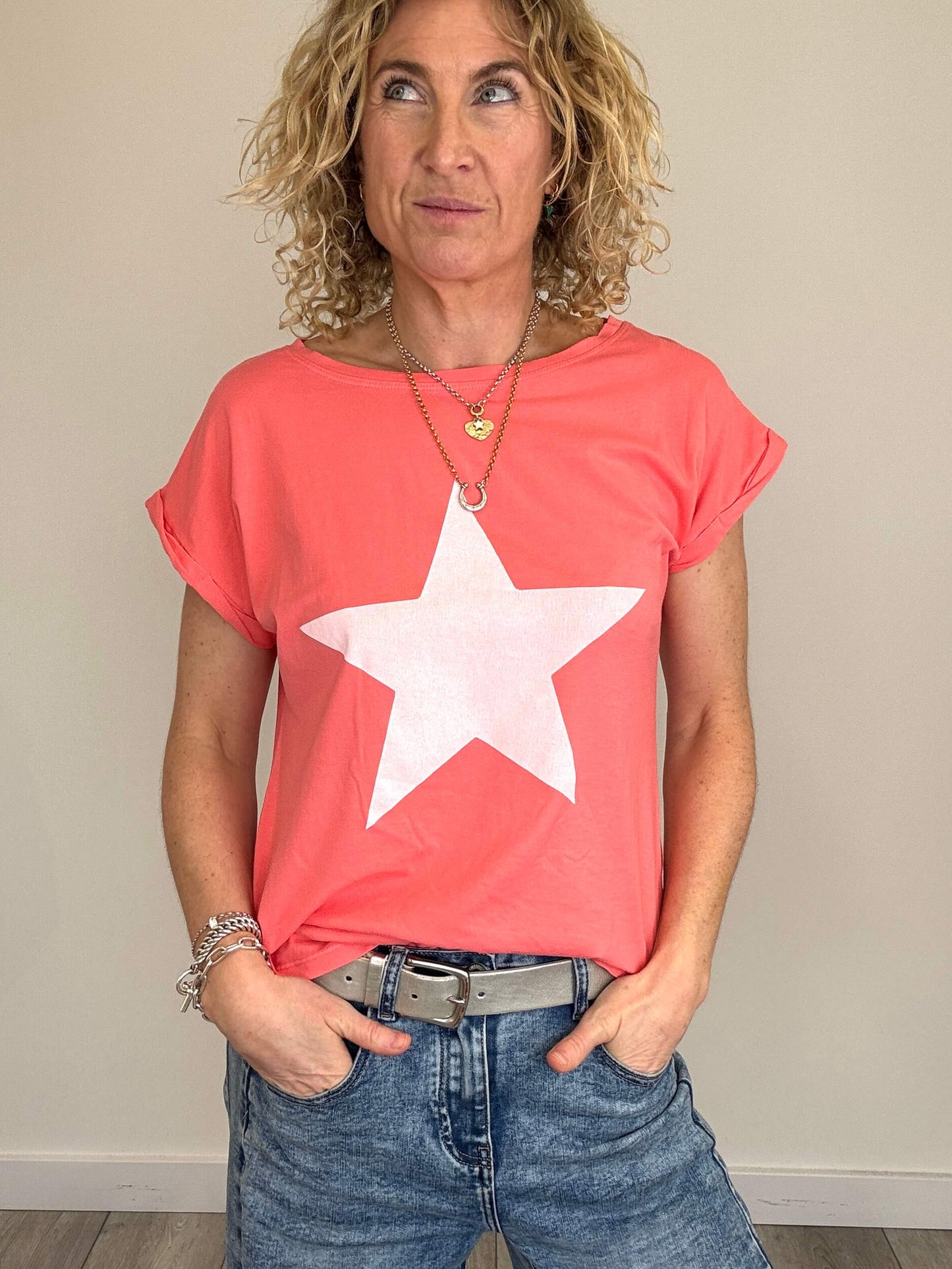 Hoxton Tee | Coral