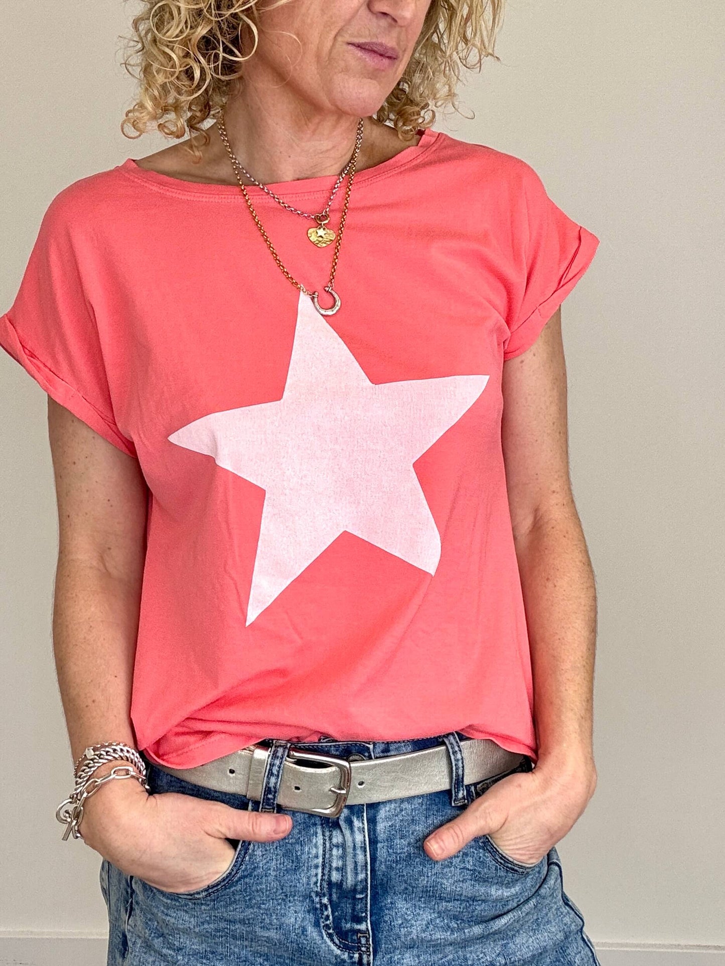 Hoxton Tee | Coral