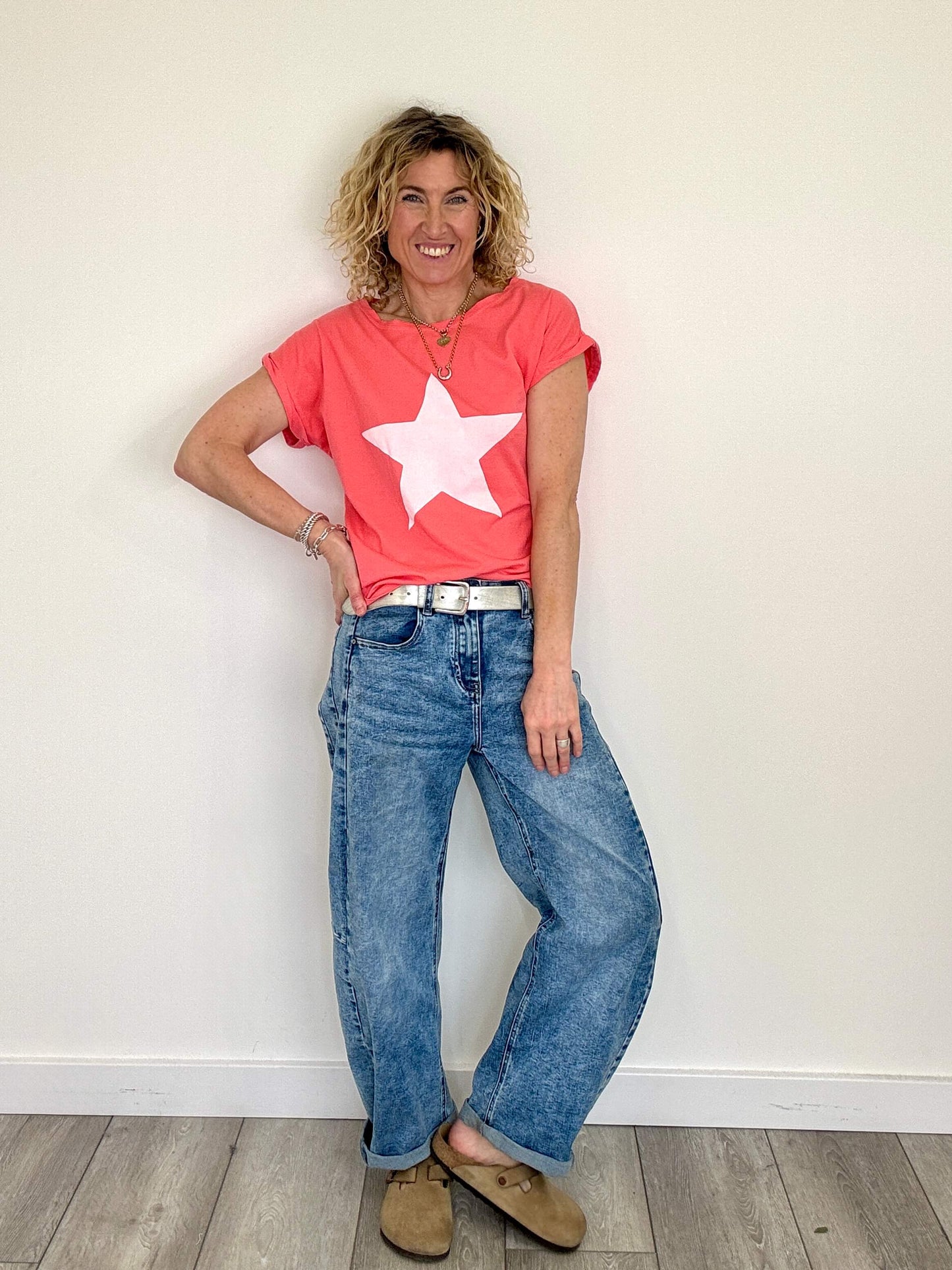 Hoxton Tee | Coral